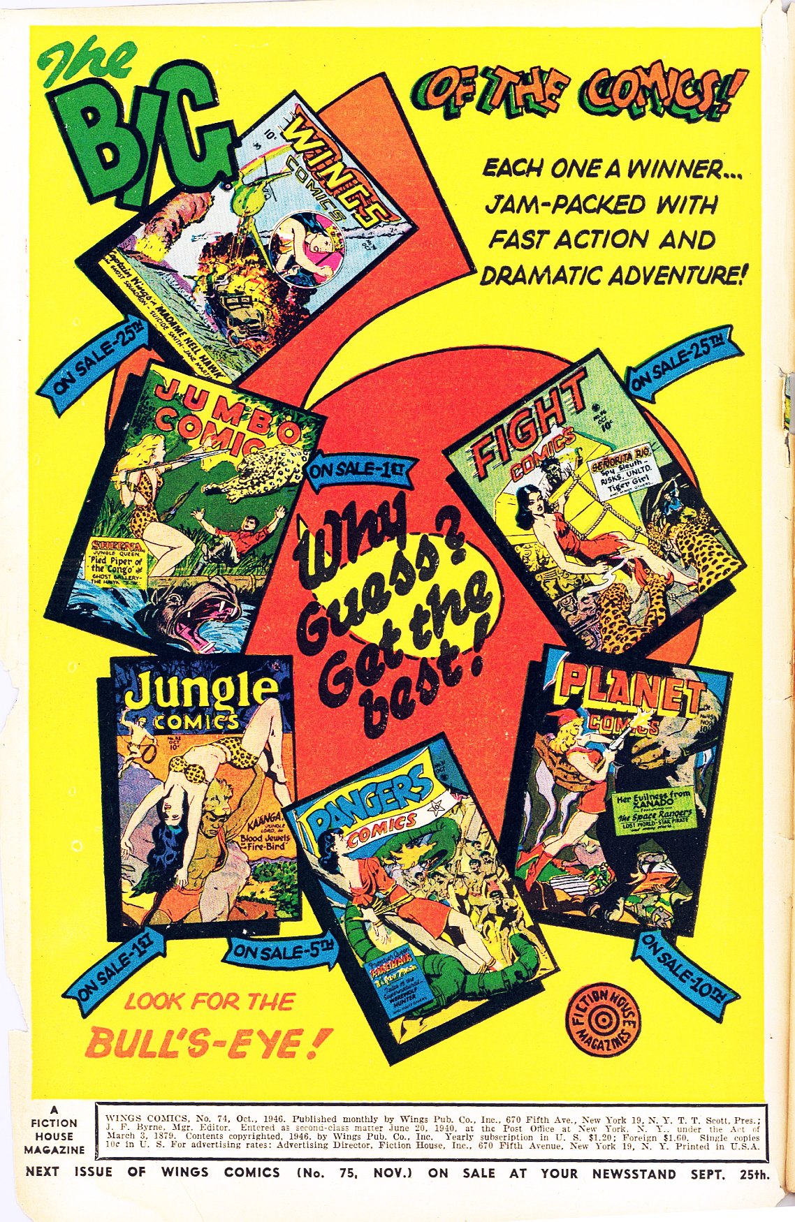 Read online Wings Comics comic -  Issue #74 - 2