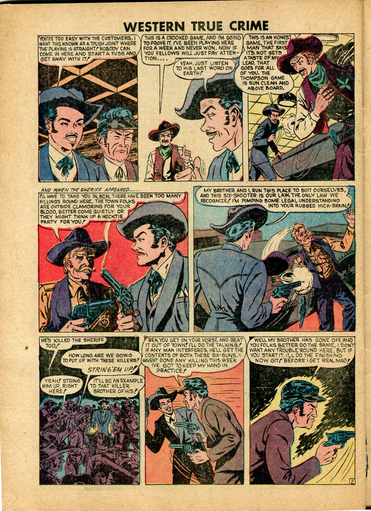 Read online Western True Crime comic -  Issue #5 - 24