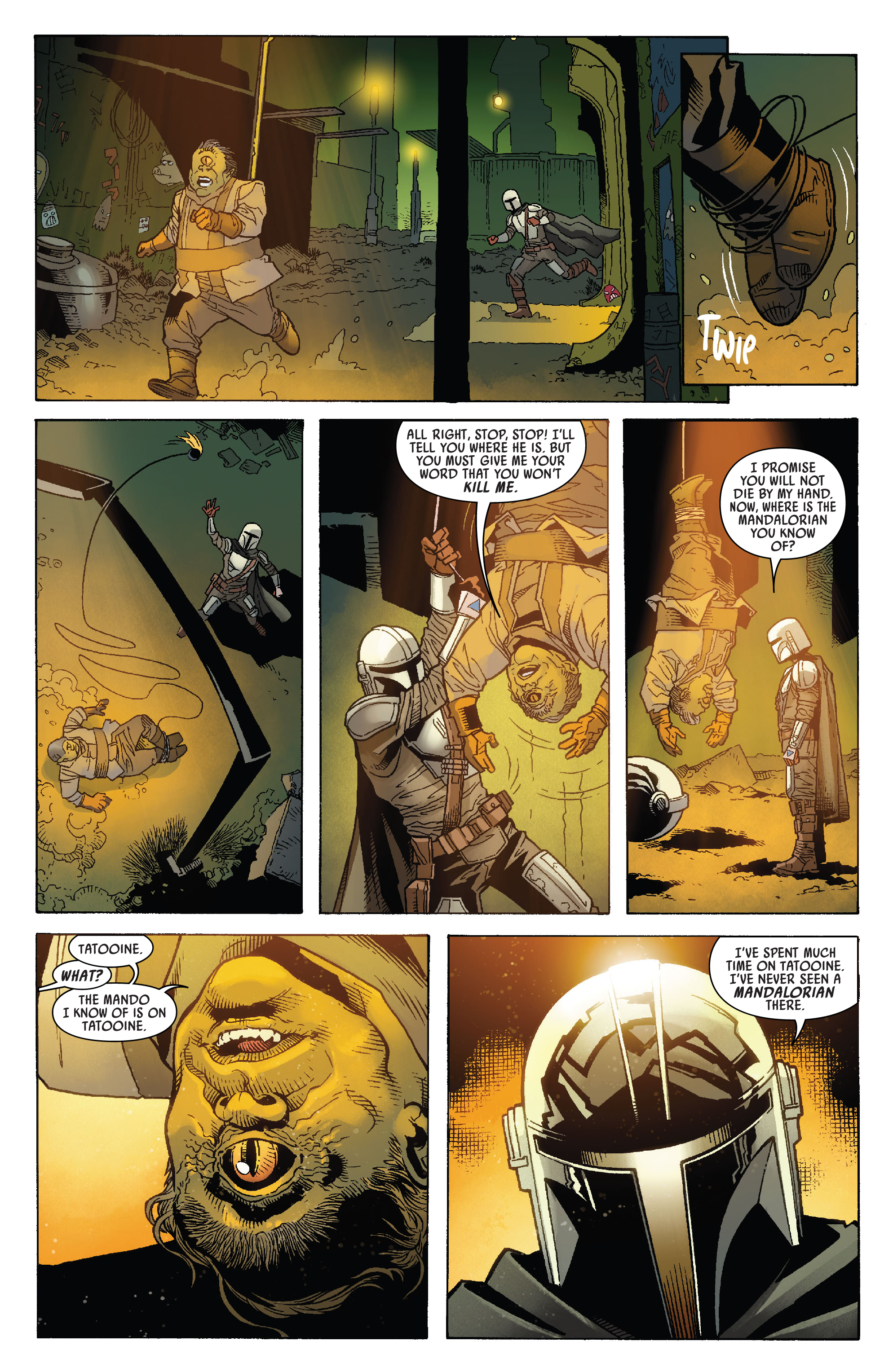 Read online Star Wars: The Mandalorian Season 2 comic -  Issue #1 - 8