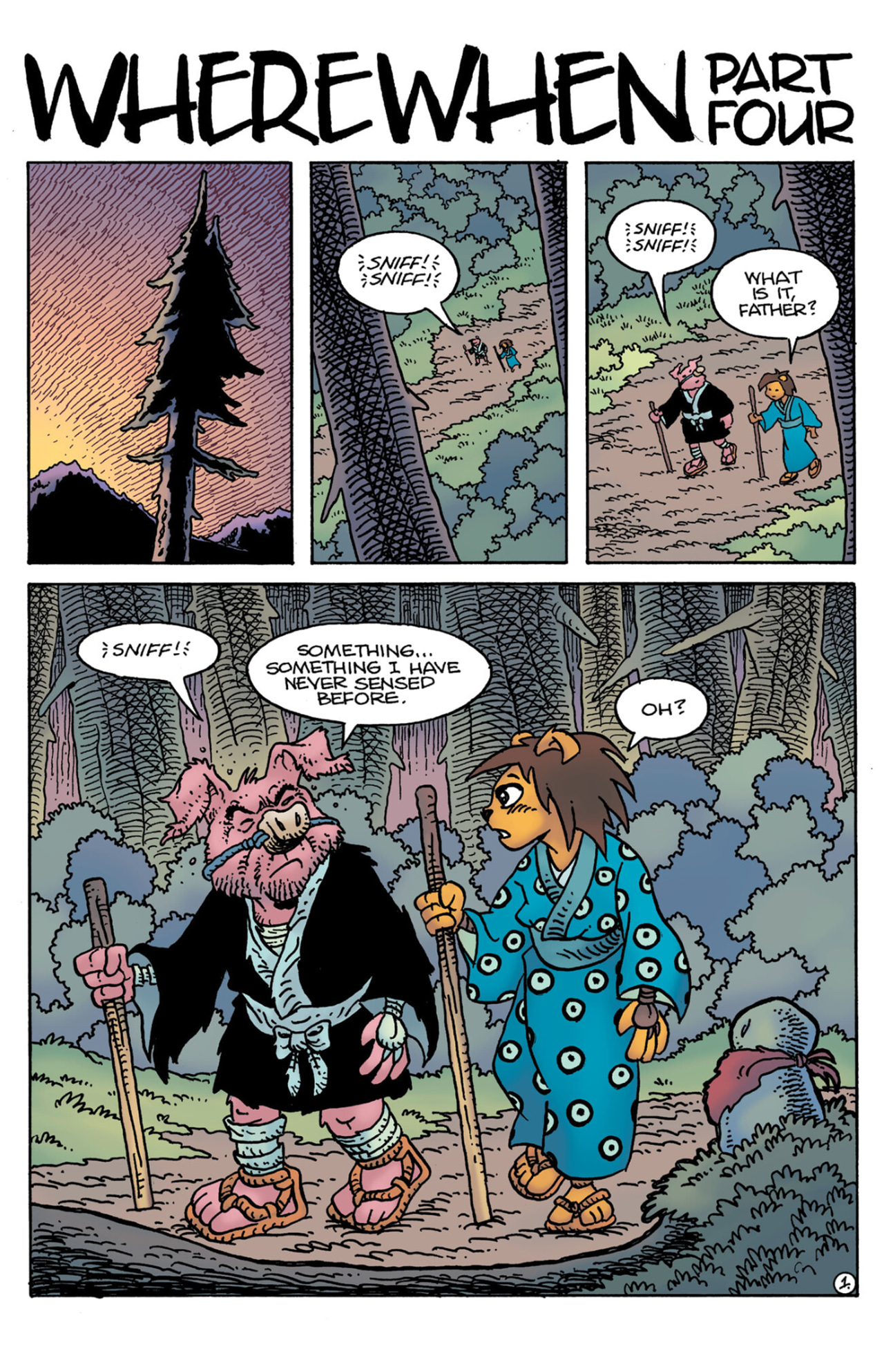 Read online Teenage Mutant Ninja Turtles/Usagi Yojimbo: WhereWhen comic -  Issue #4 - 3