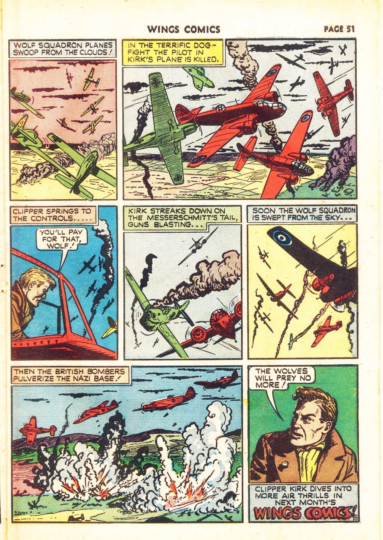 Read online Wings Comics comic -  Issue #11 - 53