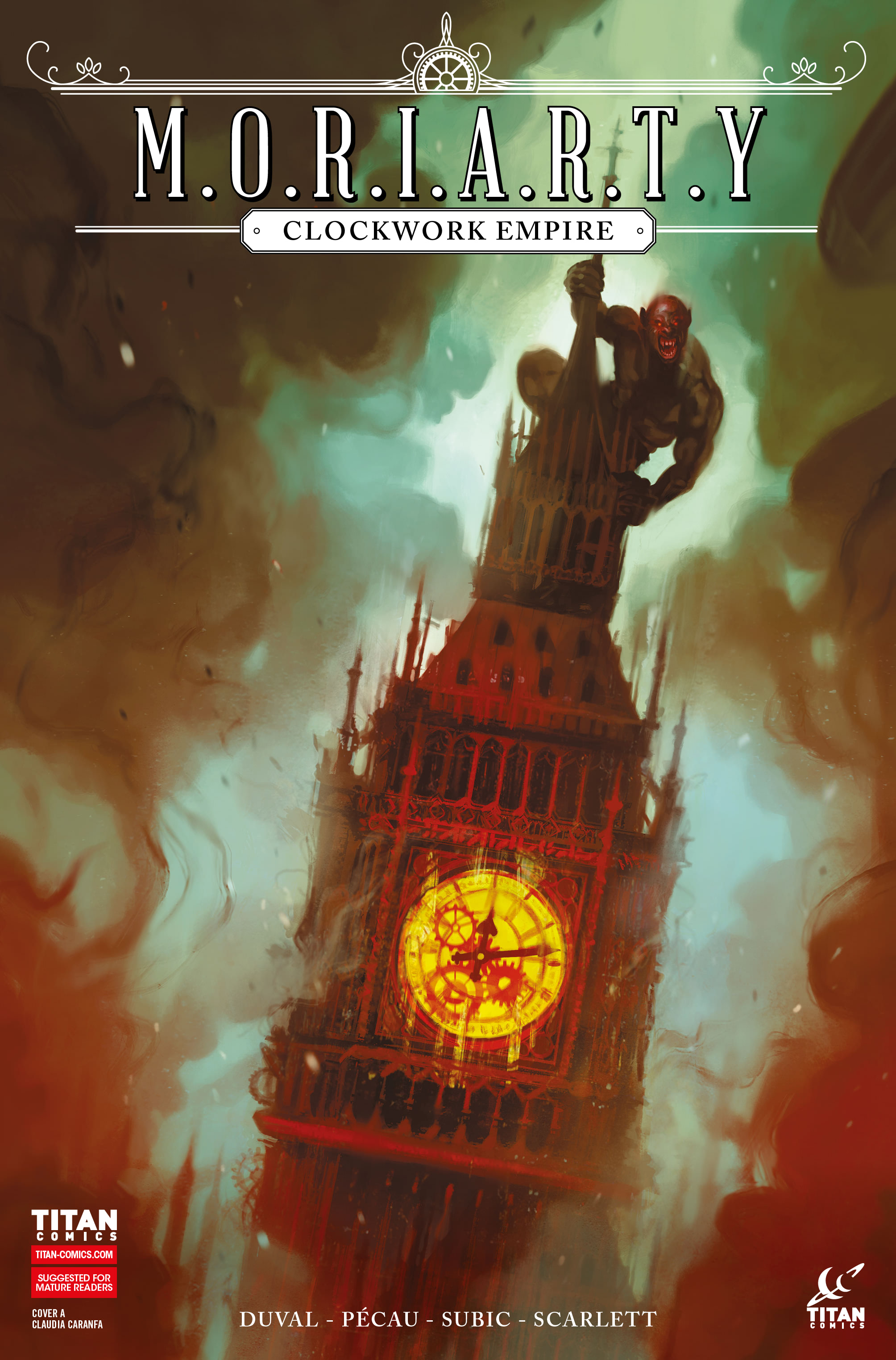 Read online M.O.R.I.A.R.T.Y : The Clockwork Empire comic -  Issue #2 - 1