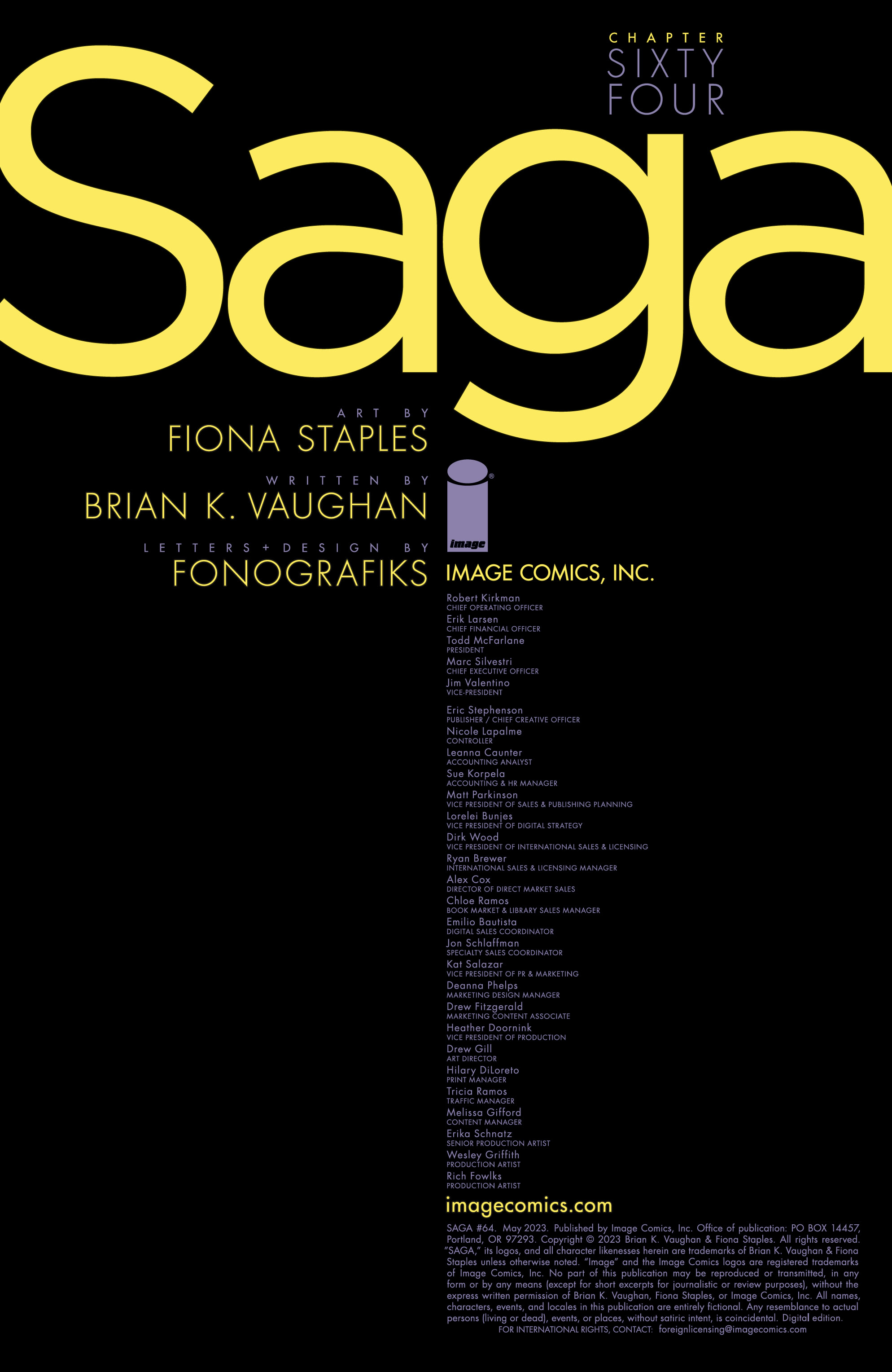 Read online Saga comic -  Issue #64 - 2