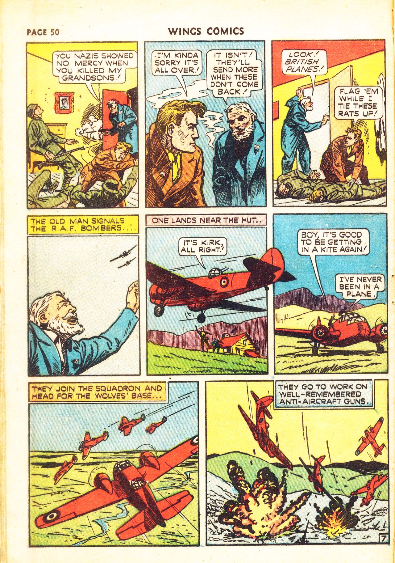 Read online Wings Comics comic -  Issue #11 - 52
