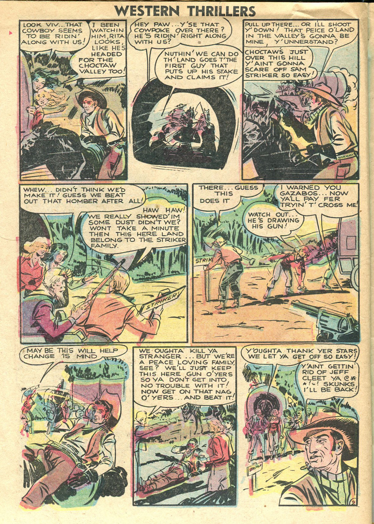 Read online Western Thrillers (1948) comic -  Issue #1 - 26
