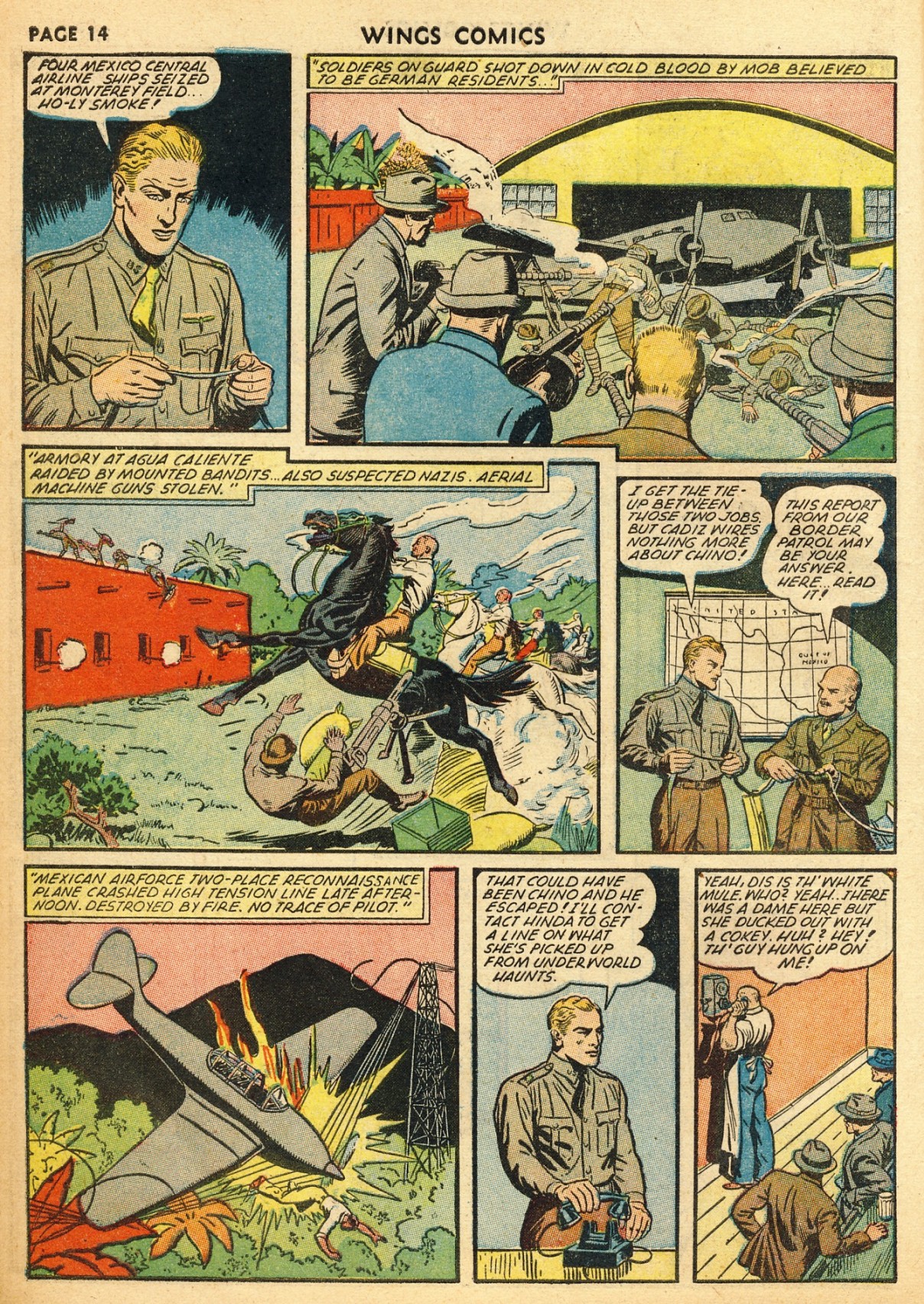 Read online Wings Comics comic -  Issue #29 - 16