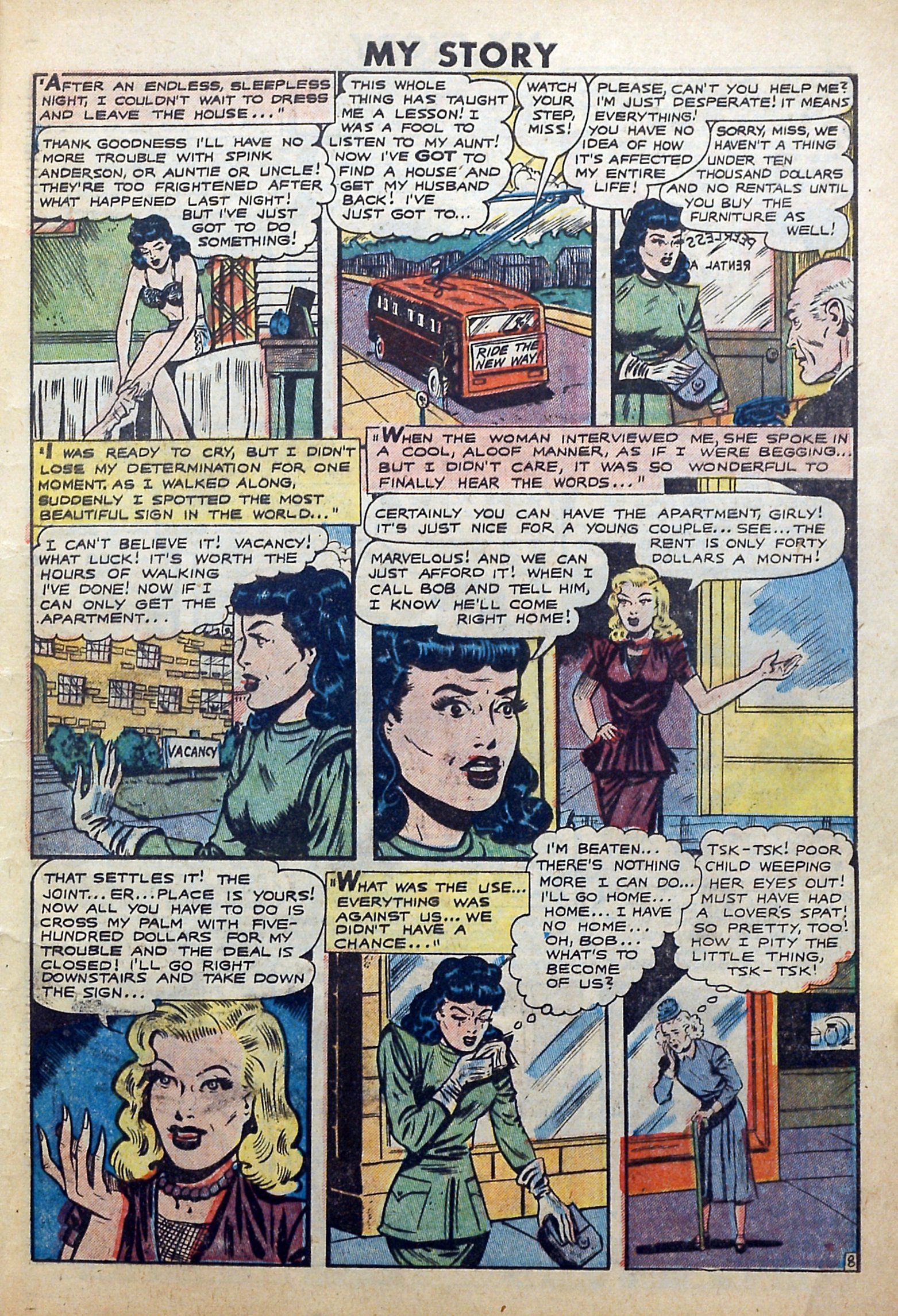 Read online My Story True Romances In Pictures comic -  Issue #5 - 9