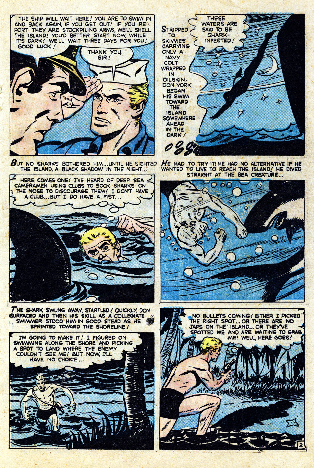 Read online Navy Action (1957) comic -  Issue #18 - 17