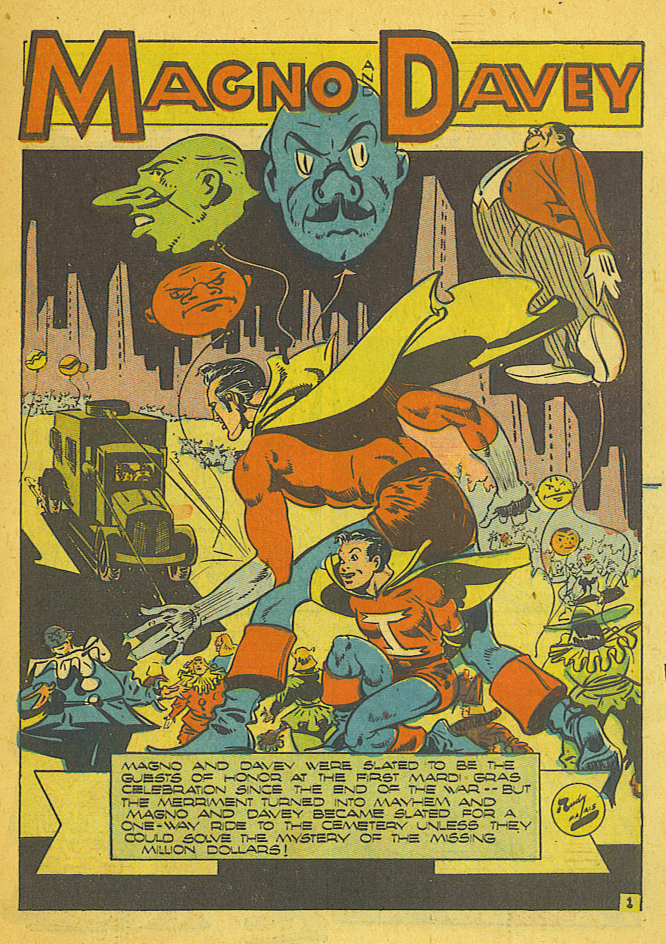 Read online Super-Mystery Comics comic -  Issue #28 - 2