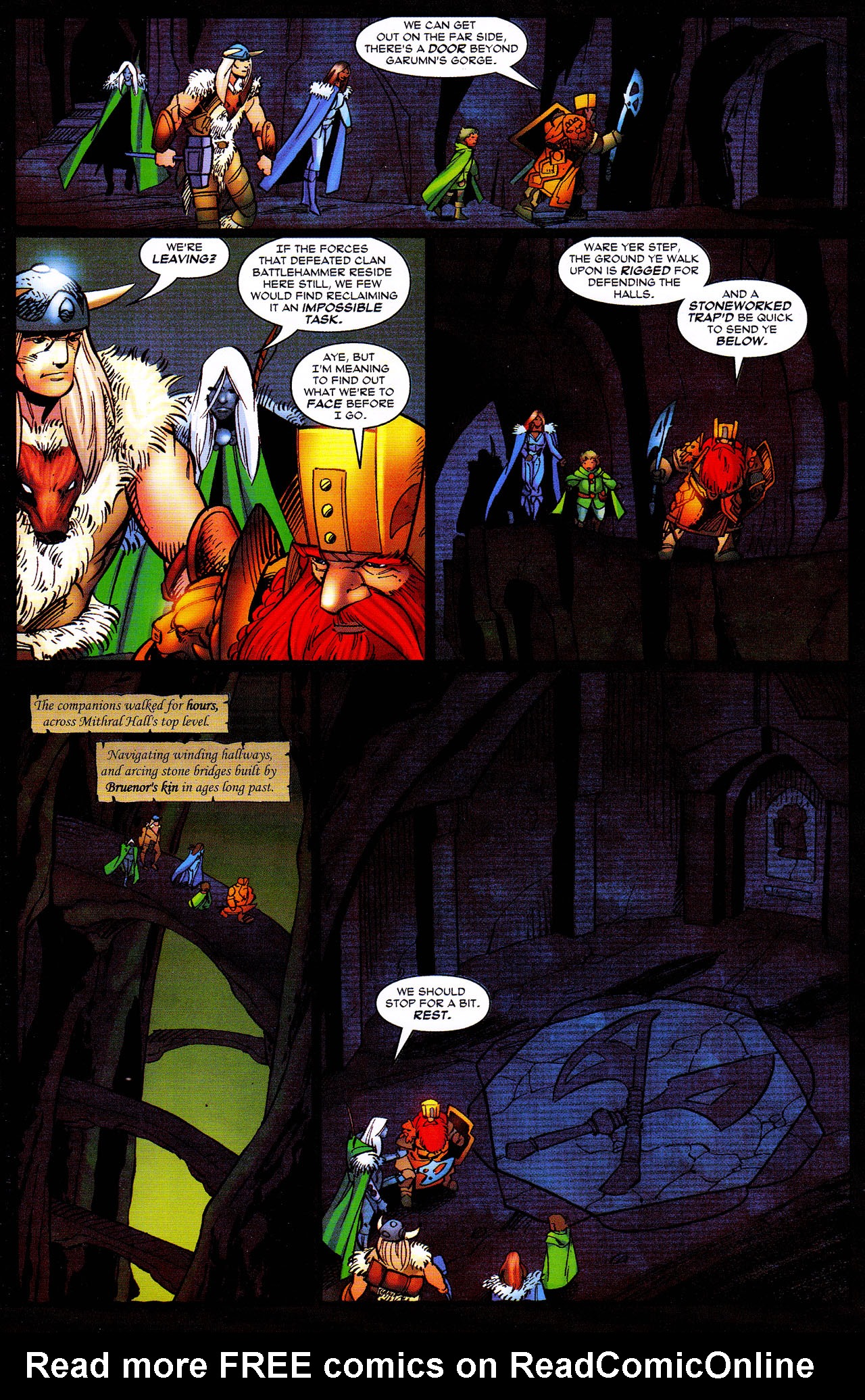 Read online Forgotten Realms: Streams of Silver comic -  Issue #3 - 14