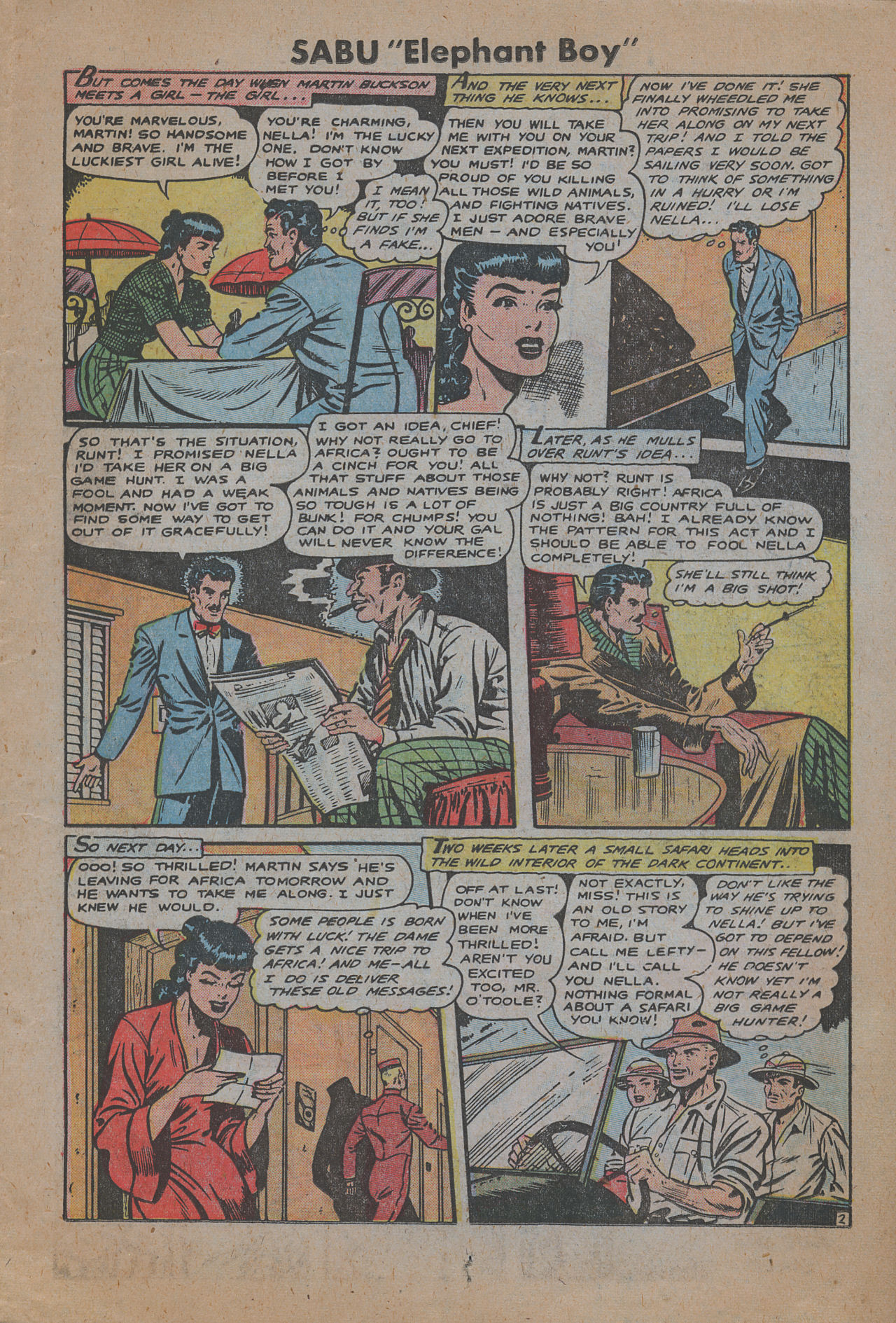 Read online Sabu: Elephant Boy comic -  Issue #2 - 11