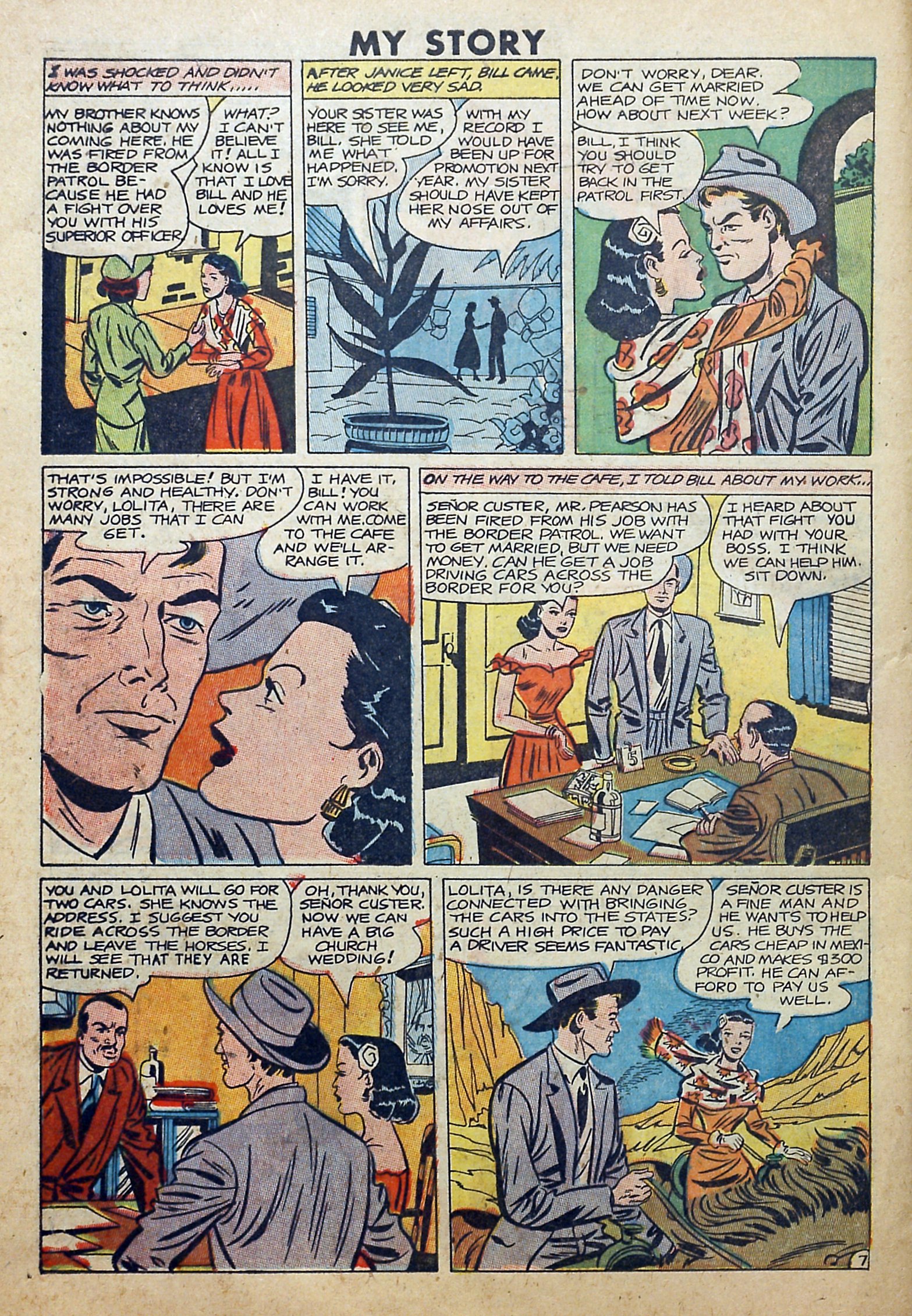 Read online My Story True Romances In Pictures comic -  Issue #12 - 8