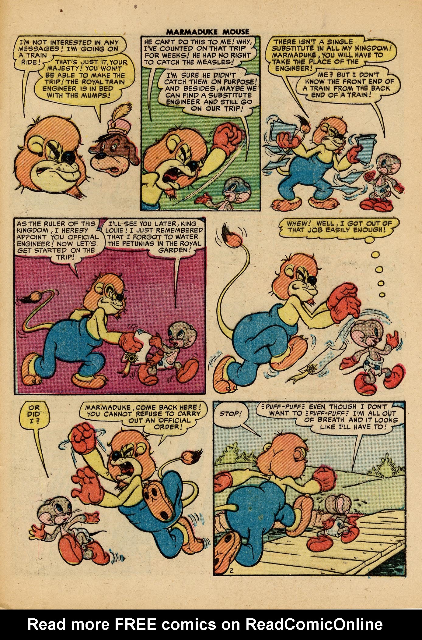 Read online Marmaduke Mouse comic -  Issue #34 - 29