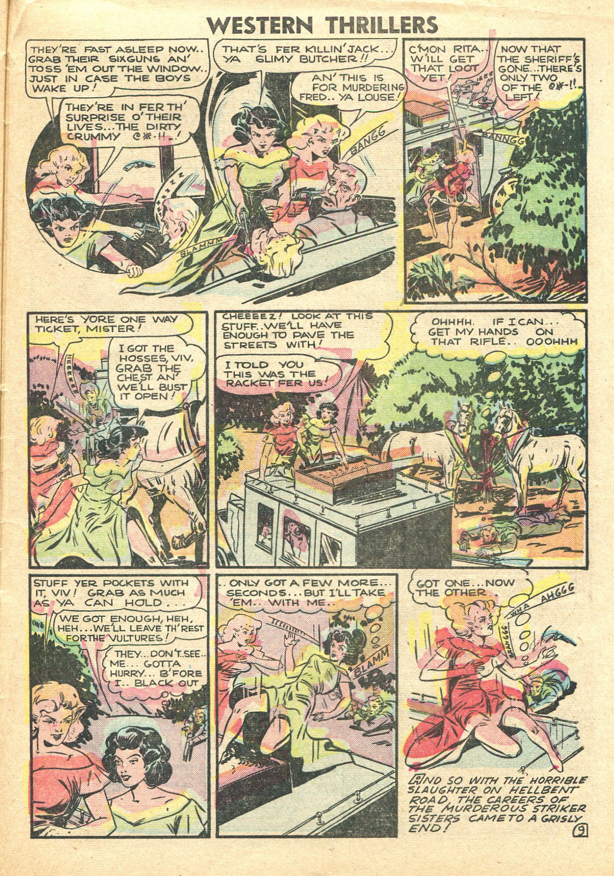 Read online Western Thrillers (1948) comic -  Issue #1 - 33