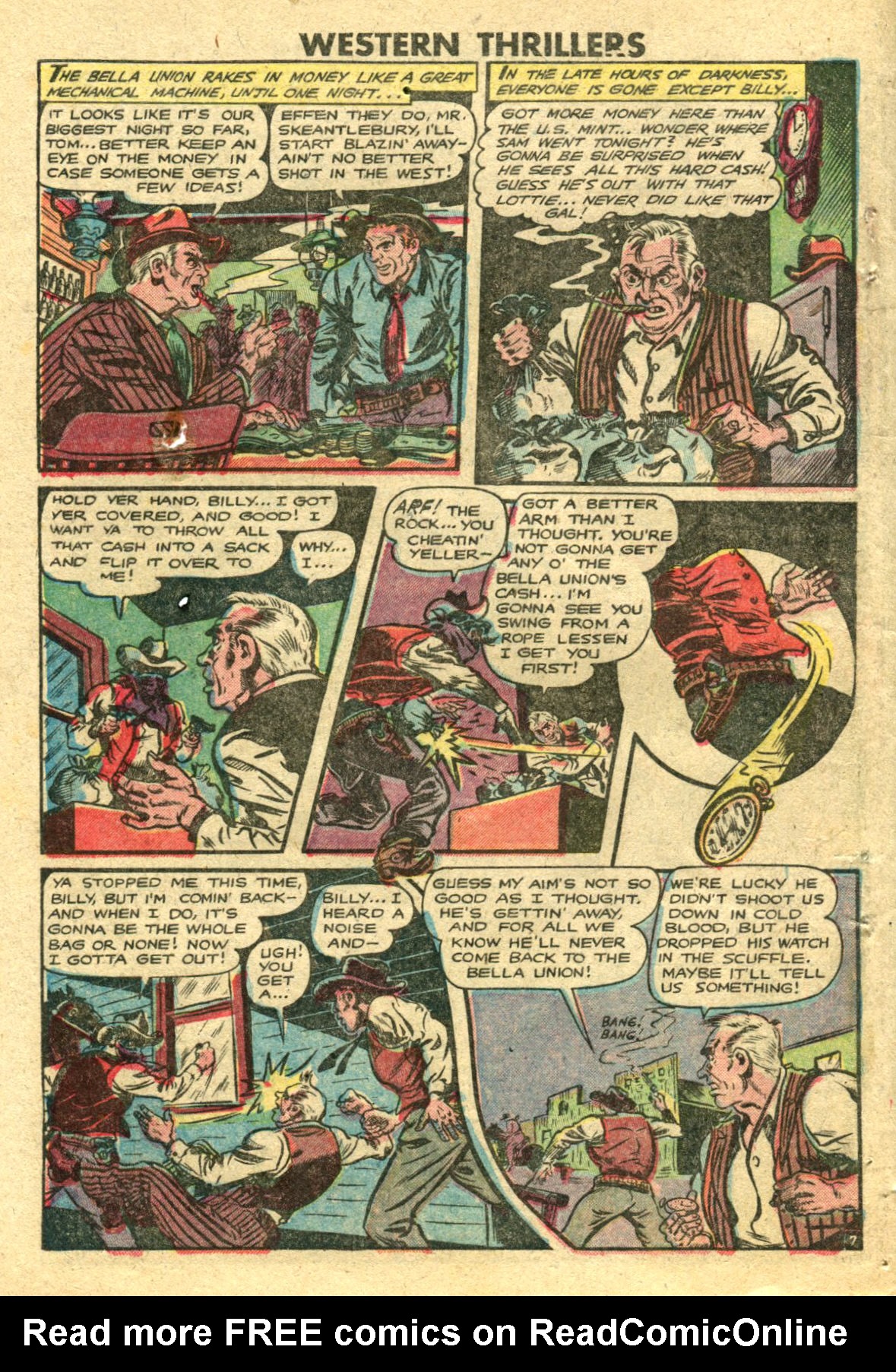 Read online Western Thrillers (1948) comic -  Issue #4 - 8