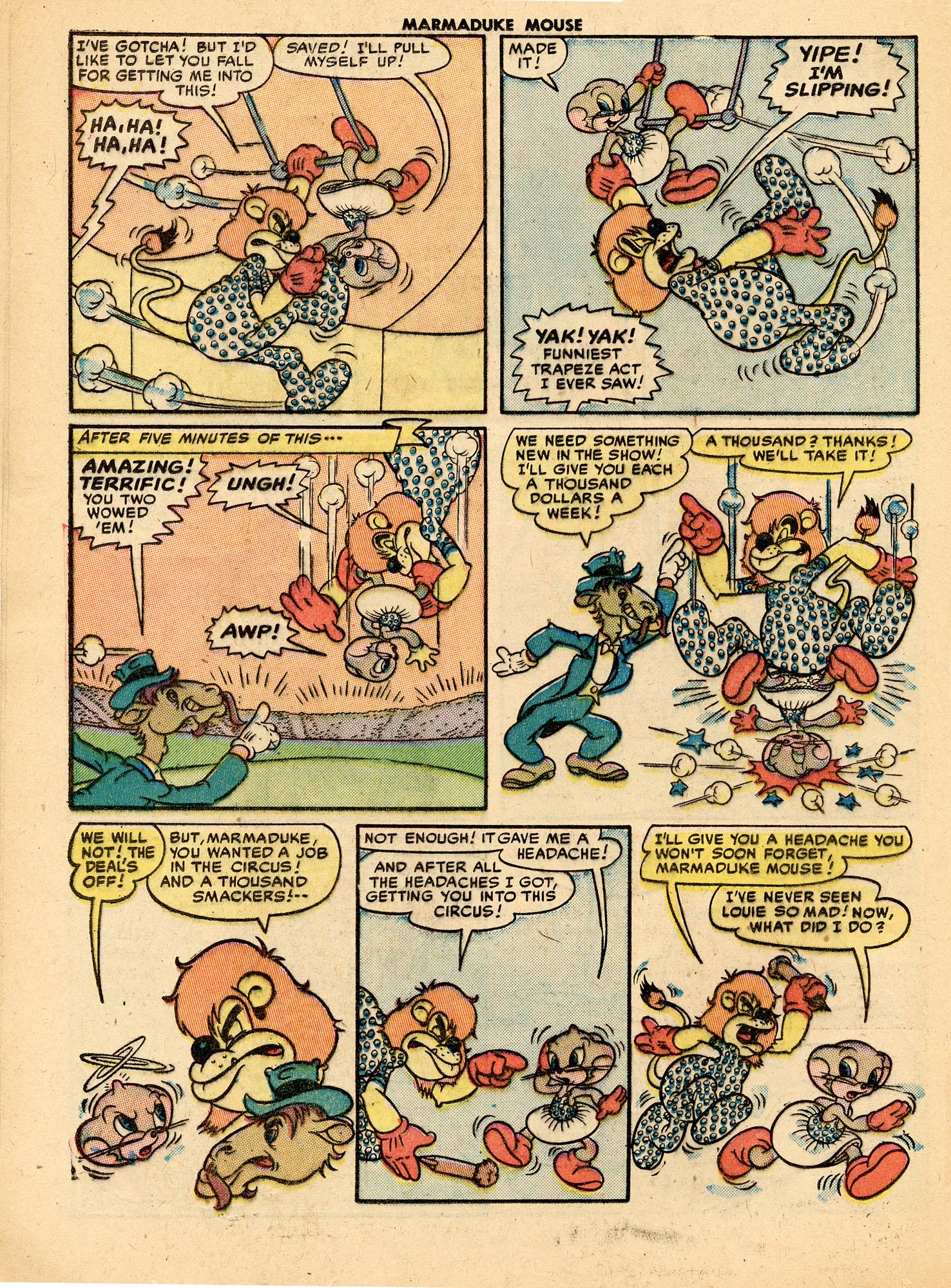 Read online Marmaduke Mouse comic -  Issue #34 - 20