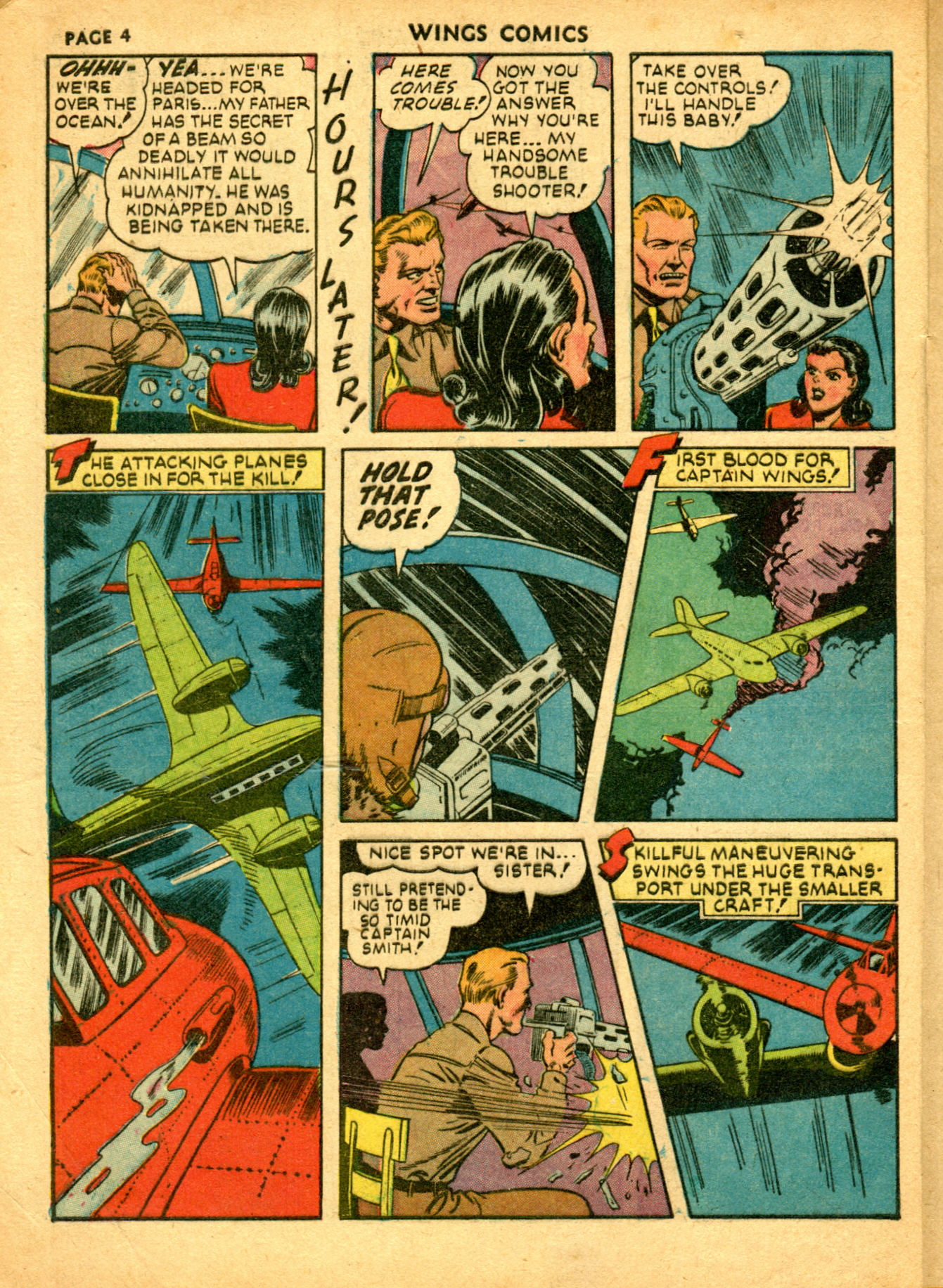 Read online Wings Comics comic -  Issue #19 - 7