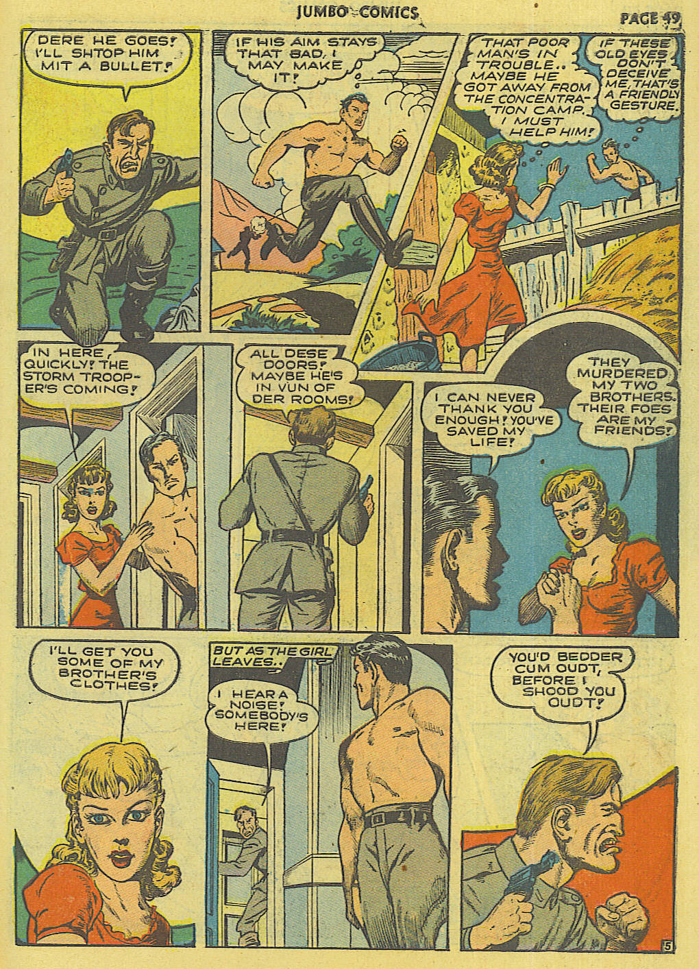 Read online Jumbo Comics comic -  Issue #42 - 51