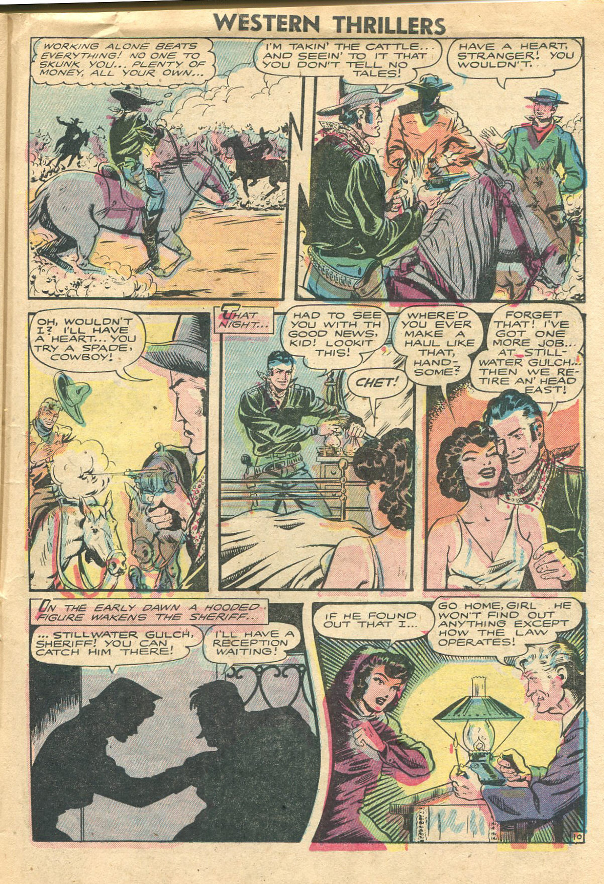 Read online Western Thrillers (1948) comic -  Issue #1 - 11