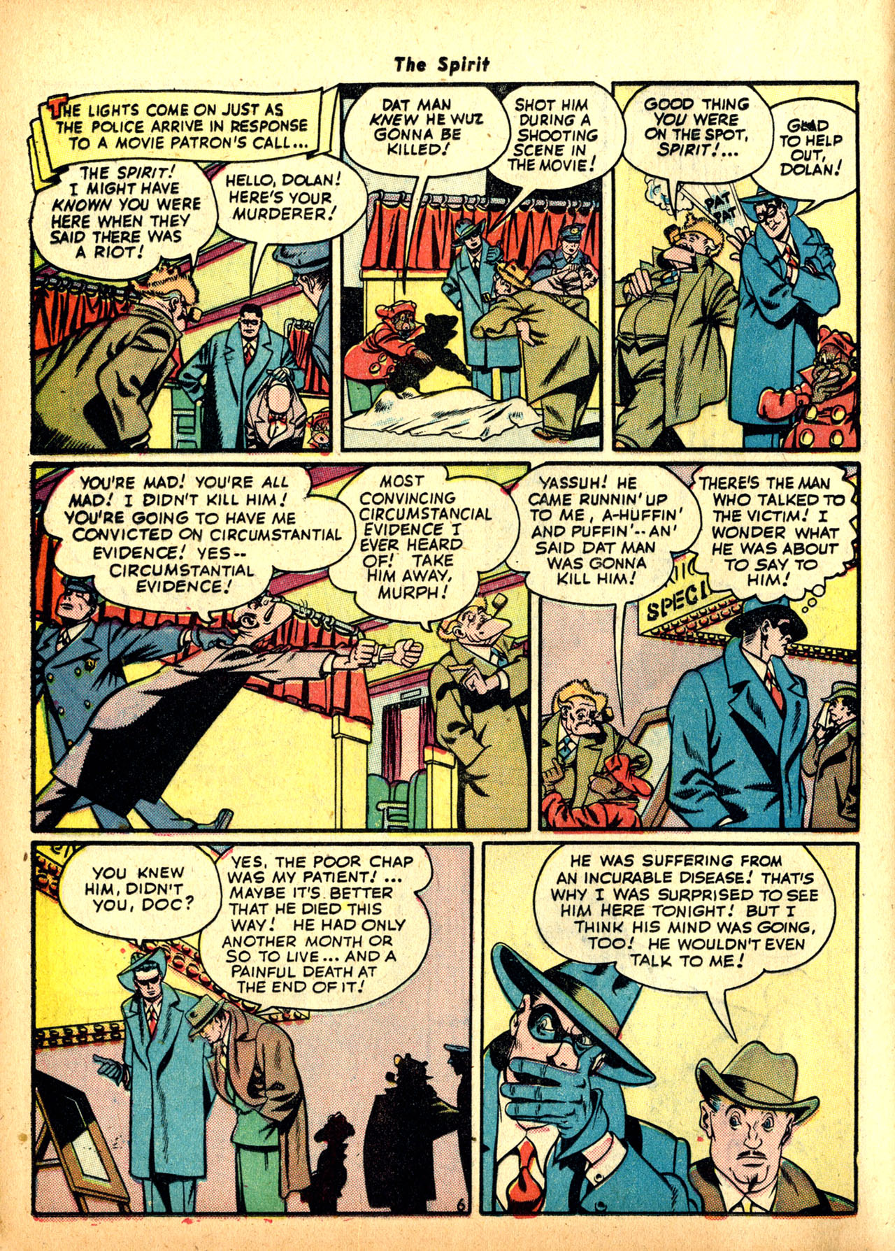 Read online The Spirit (1944) comic -  Issue #6 - 16