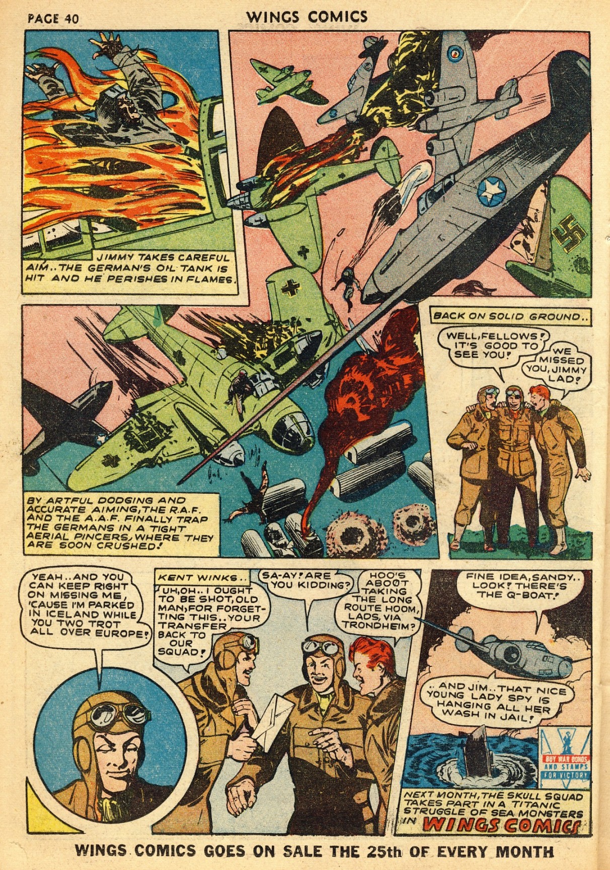Read online Wings Comics comic -  Issue #29 - 42