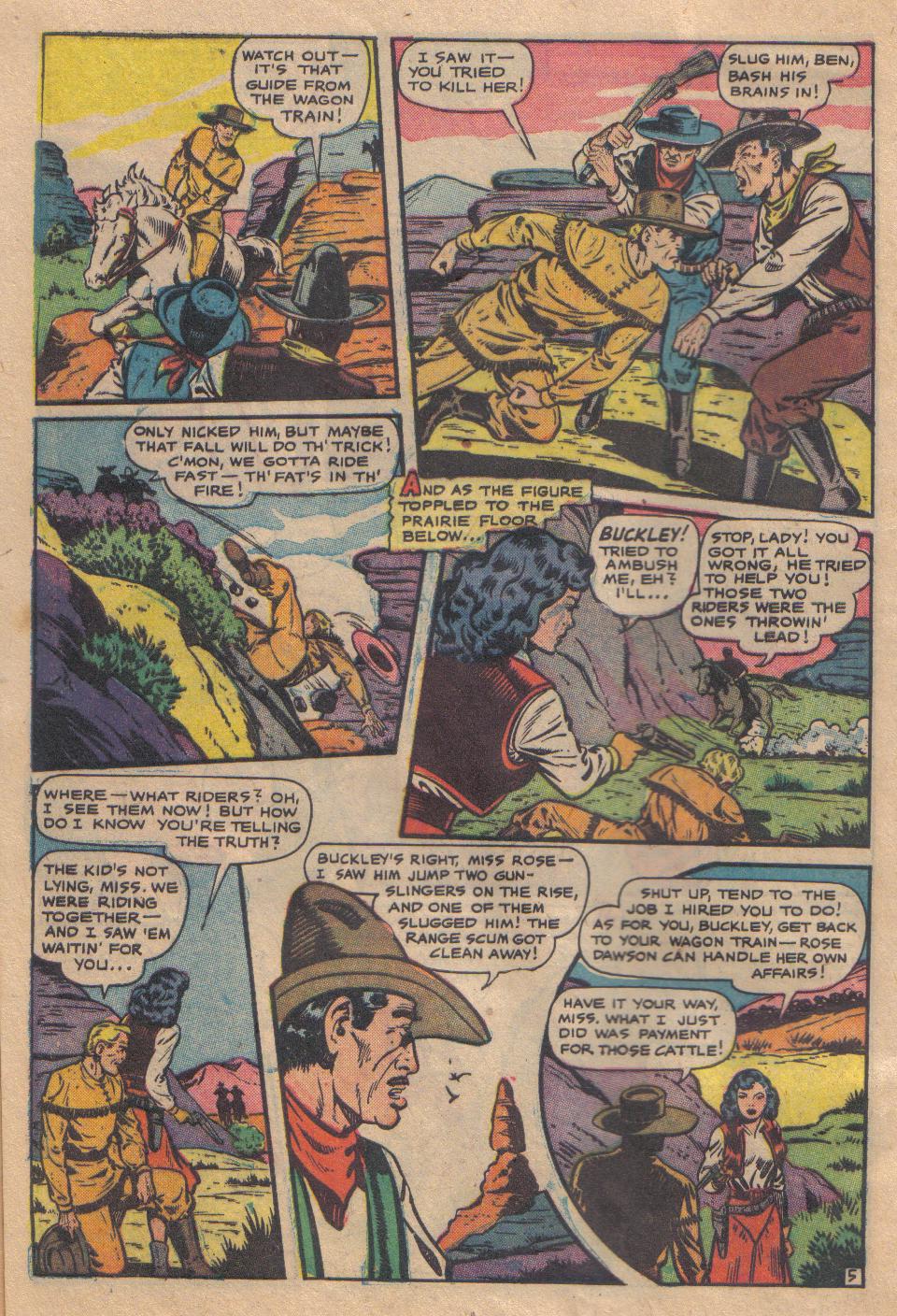 Read online Cowgirl Romances (1950) comic -  Issue #6 - 8