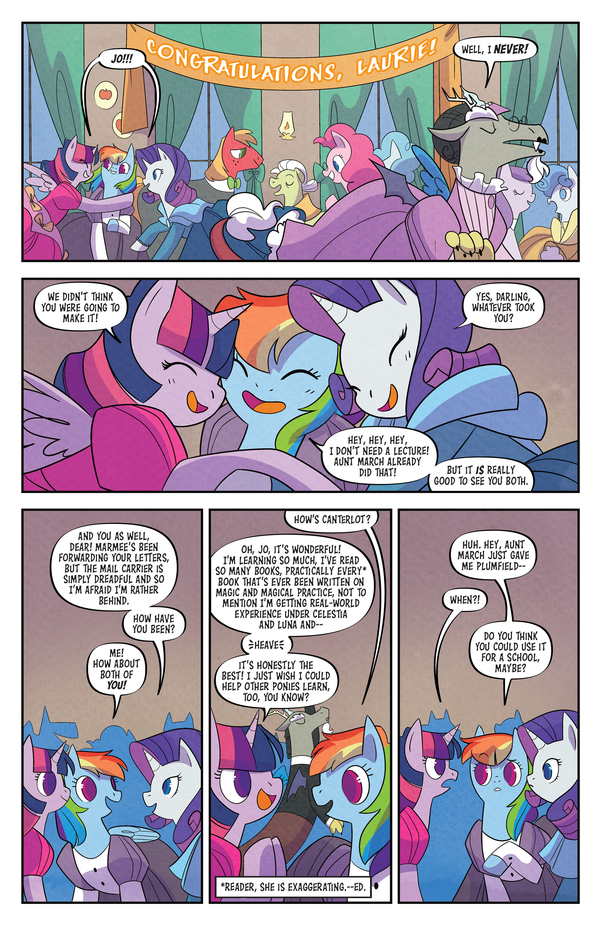 Read online My Little Pony: Classics Reimagined - Little Fillies comic -  Issue #4 - 14
