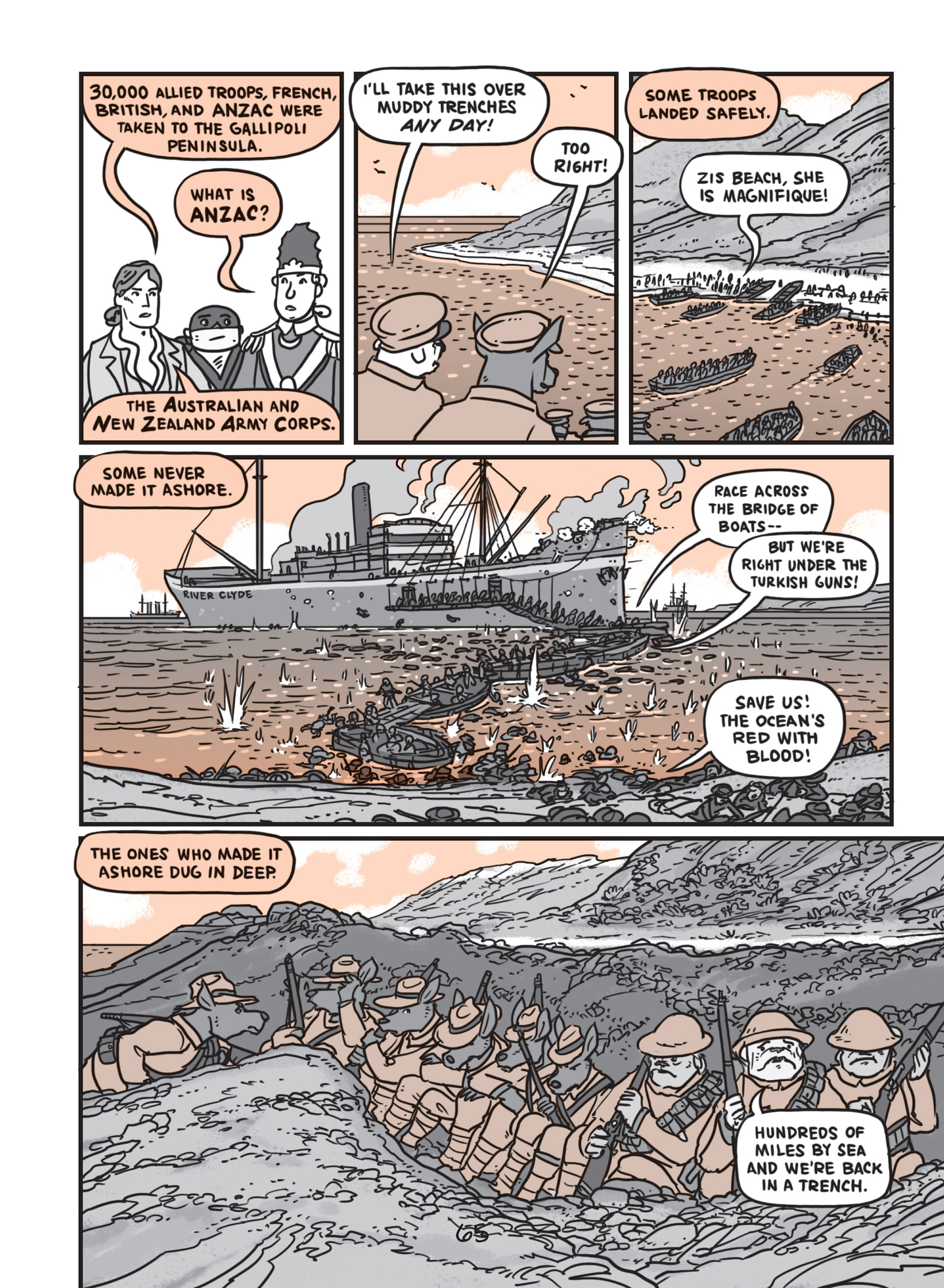 Read online Nathan Hale's Hazardous Tales comic -  Issue # TPB 4 - 63