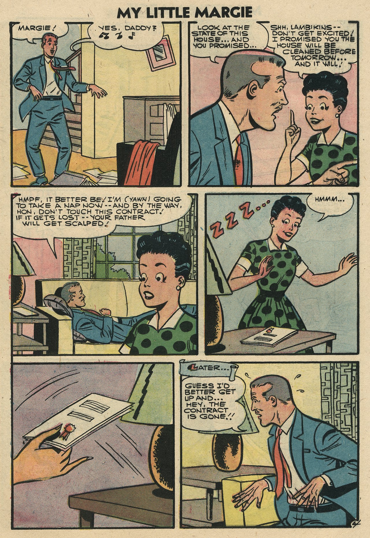 Read online My Little Margie (1954) comic -  Issue #14 - 17