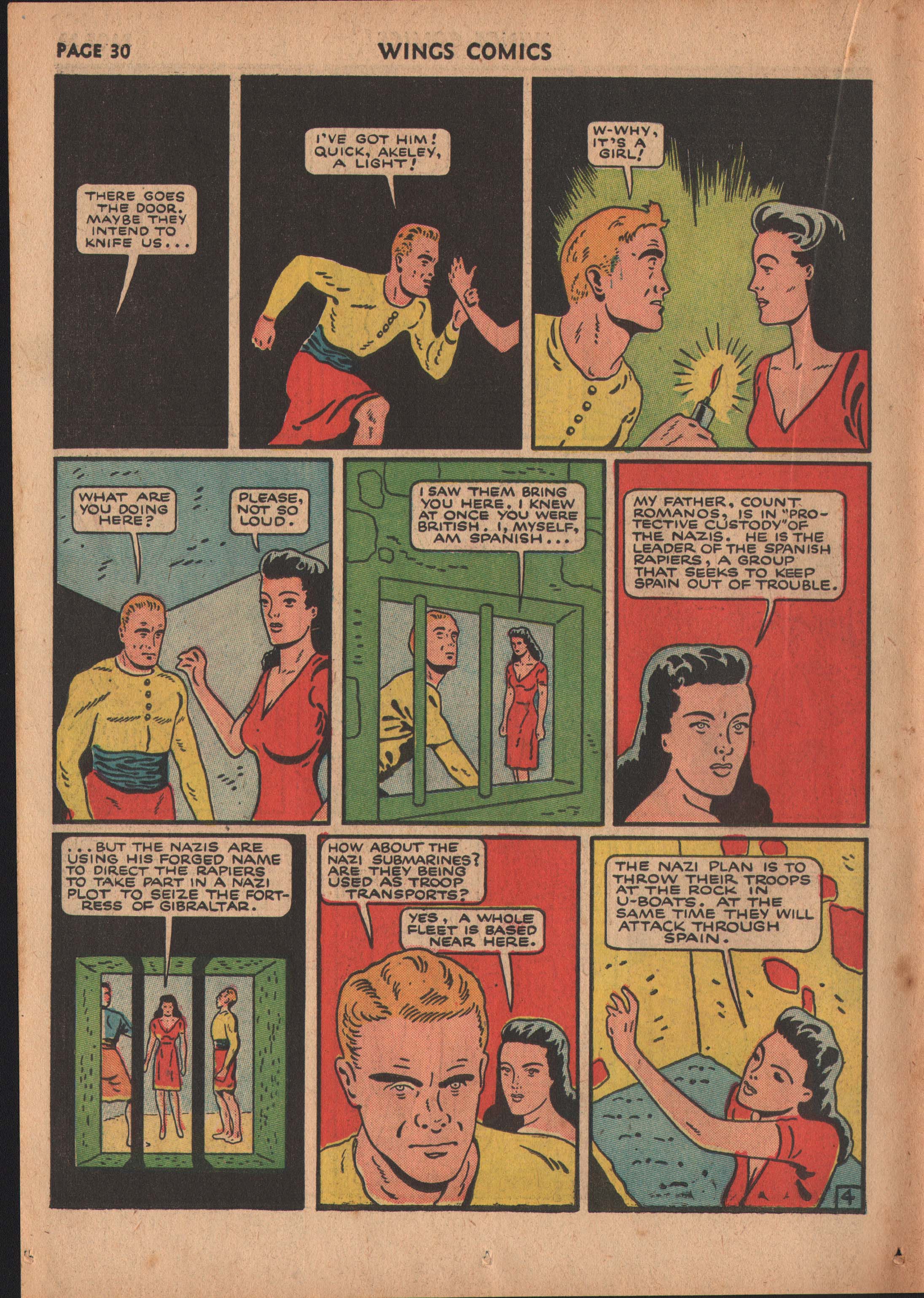 Read online Wings Comics comic -  Issue #13 - 32