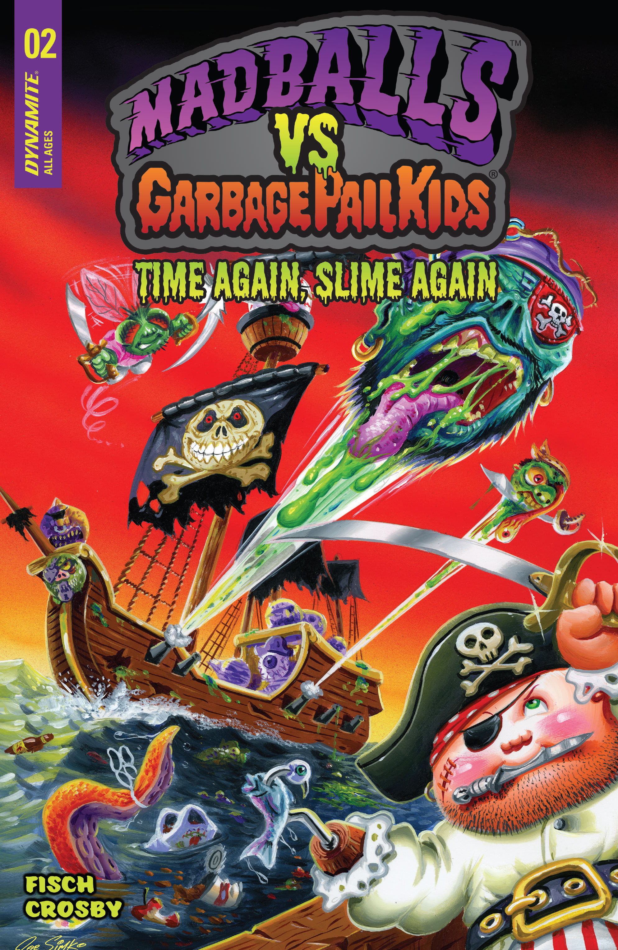 Read online Madballs vs Garbage Pail Kids – Time Again, Slime Again comic -  Issue #2 - 1