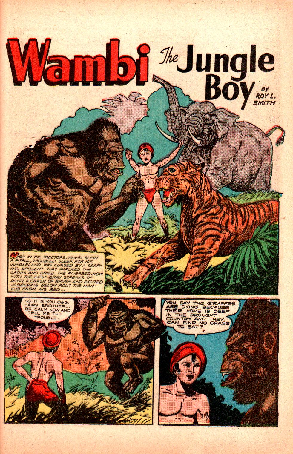 Read online Wambi Jungle Boy comic -  Issue #6 - 35