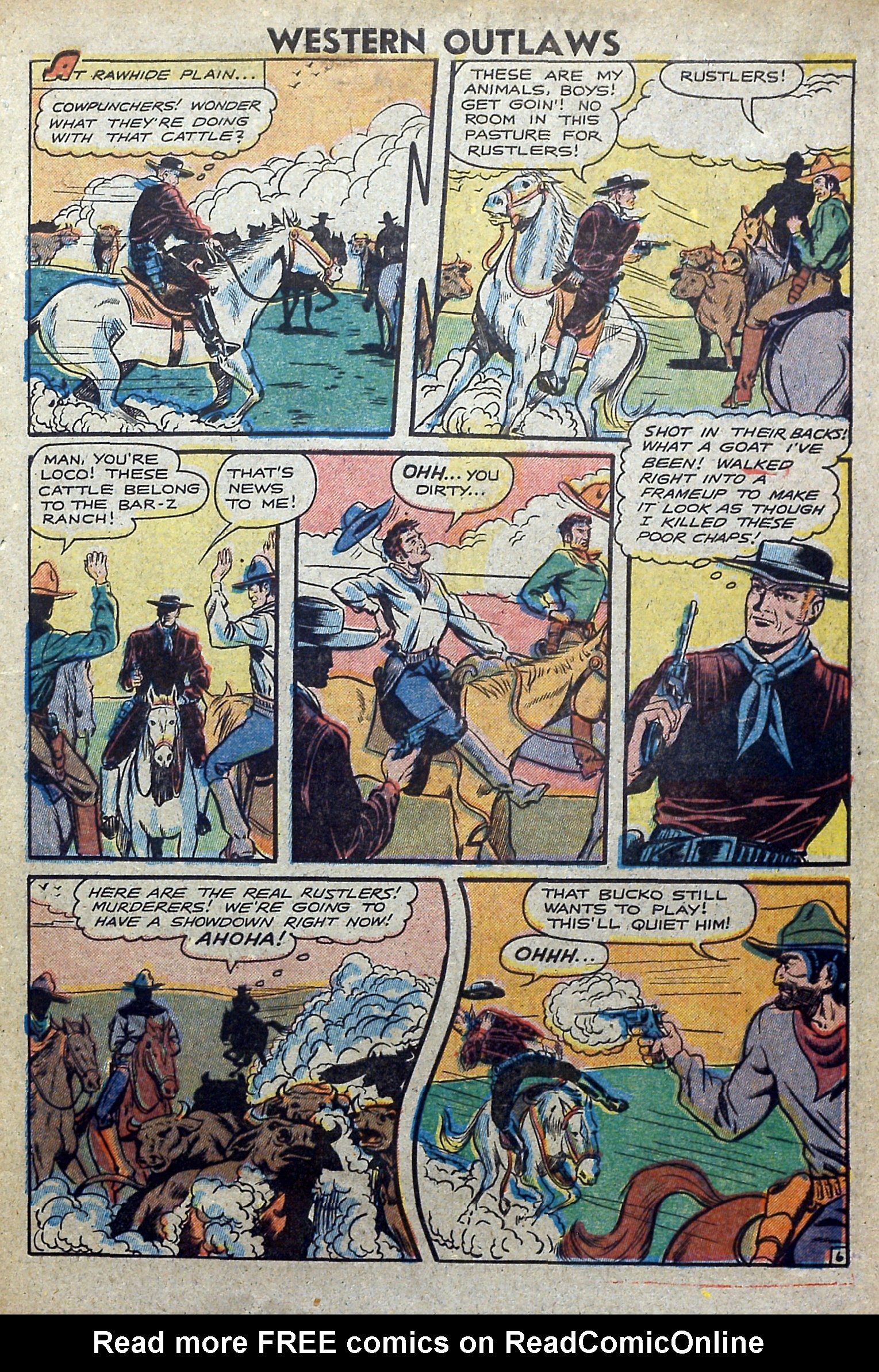 Read online Western Outlaws (1948) comic -  Issue #17 - 7