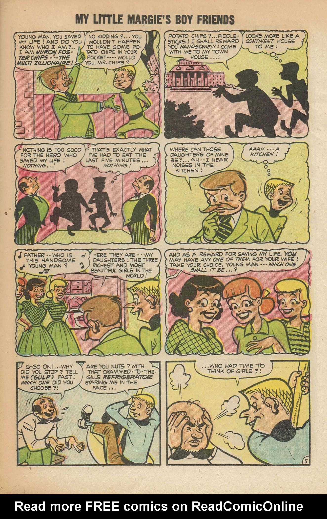 Read online My Little Margie's Boy Friends comic -  Issue #1 - 23