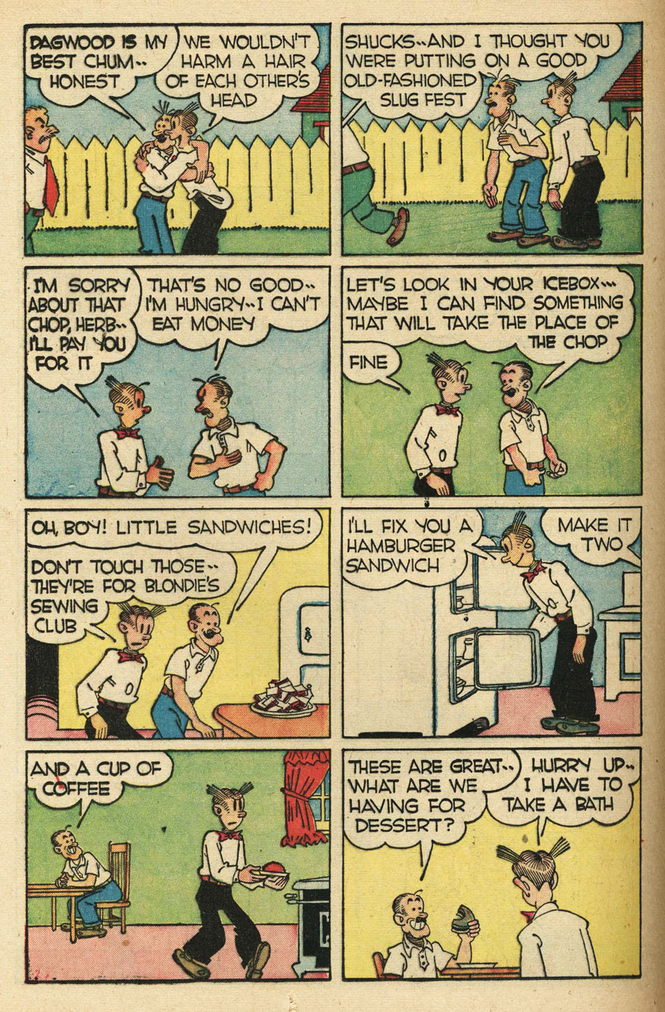 Read online Blondie Comics (1947) comic -  Issue #6 - 23