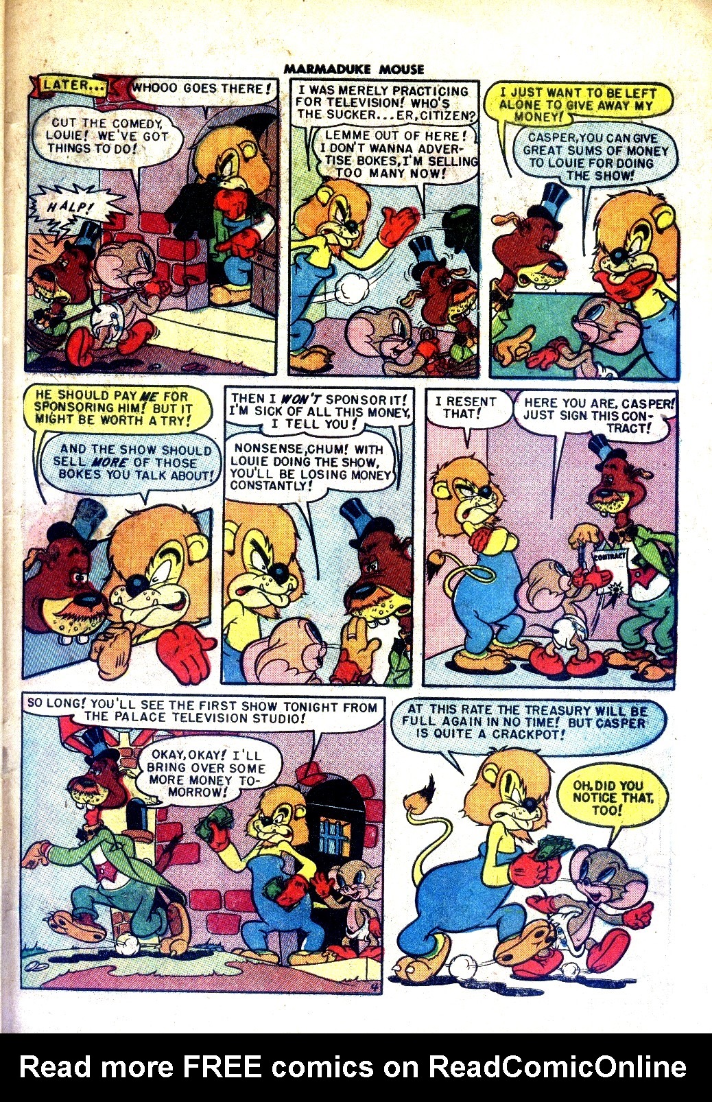 Read online Marmaduke Mouse comic -  Issue #17 - 31