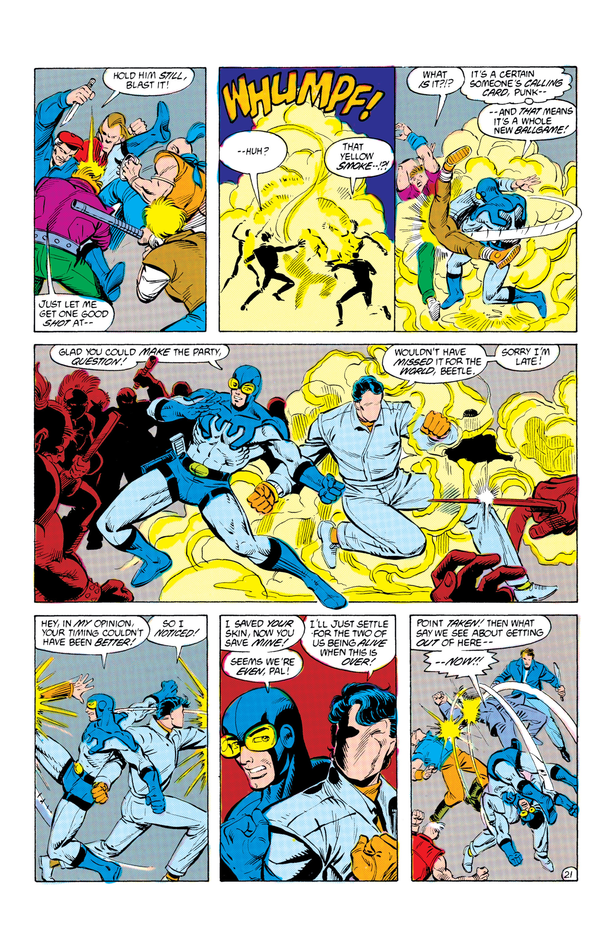 Read online Blue Beetle (1986) comic -  Issue #6 - 22