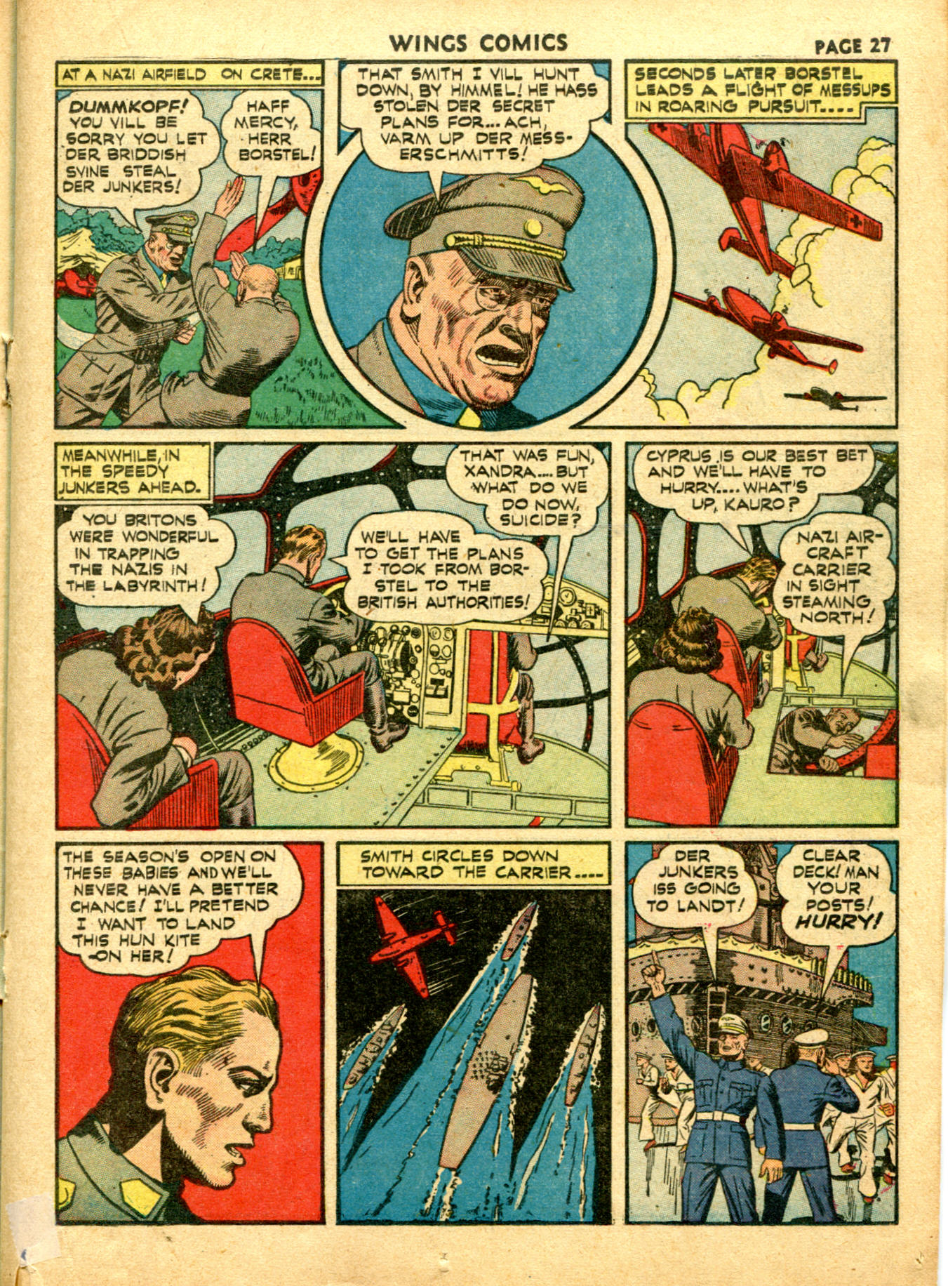 Read online Wings Comics comic -  Issue #19 - 30