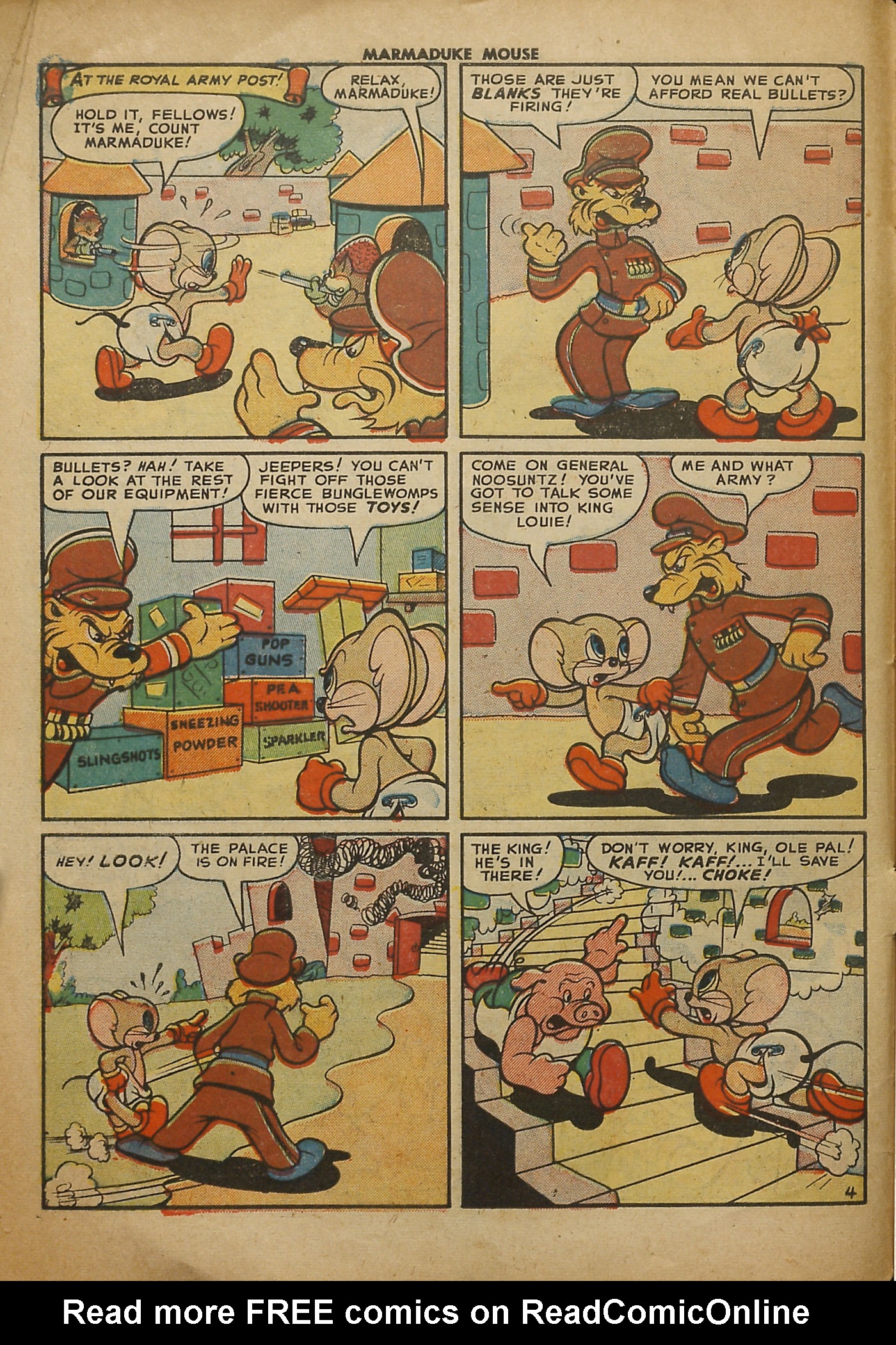 Read online Marmaduke Mouse comic -  Issue #30 - 6