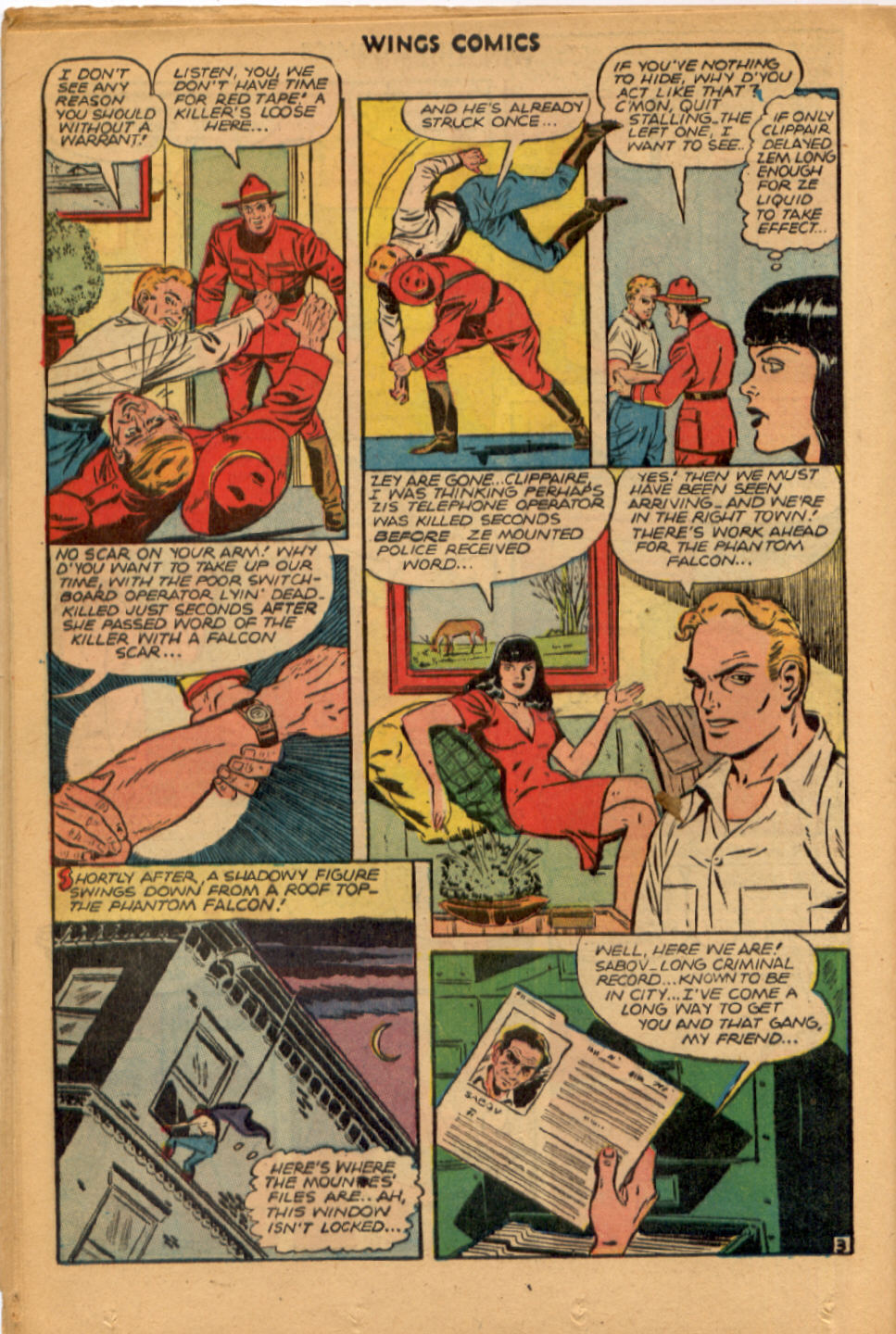 Read online Wings Comics comic -  Issue #72 - 32