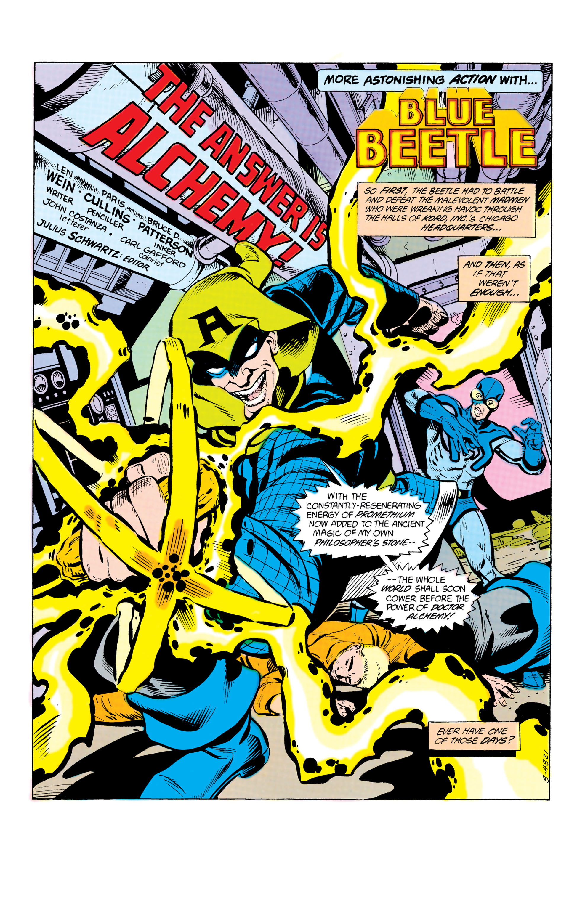 Read online Blue Beetle (1986) comic -  Issue #4 - 2