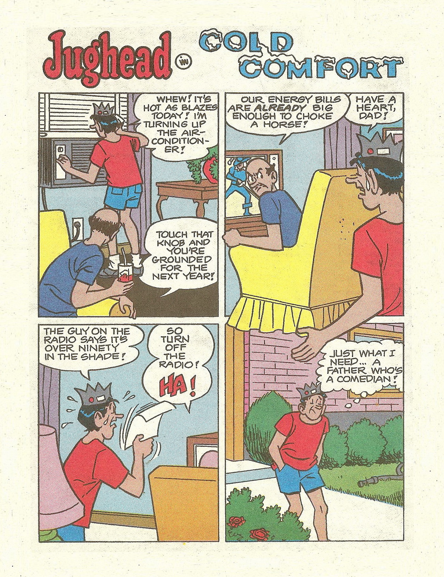 Read online Jughead Jones Comics Digest comic -  Issue #77 - 84