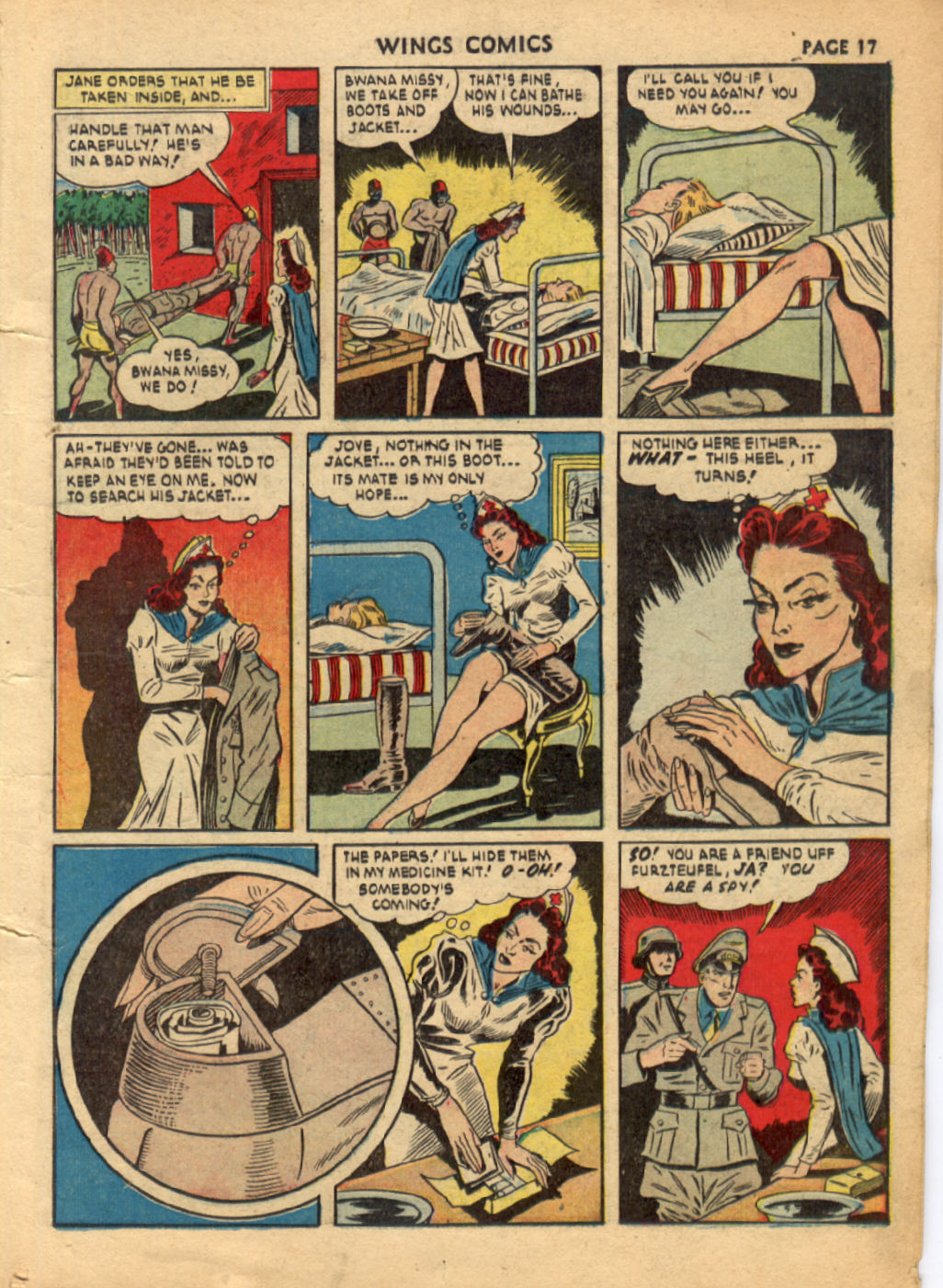 Read online Wings Comics comic -  Issue #21 - 19