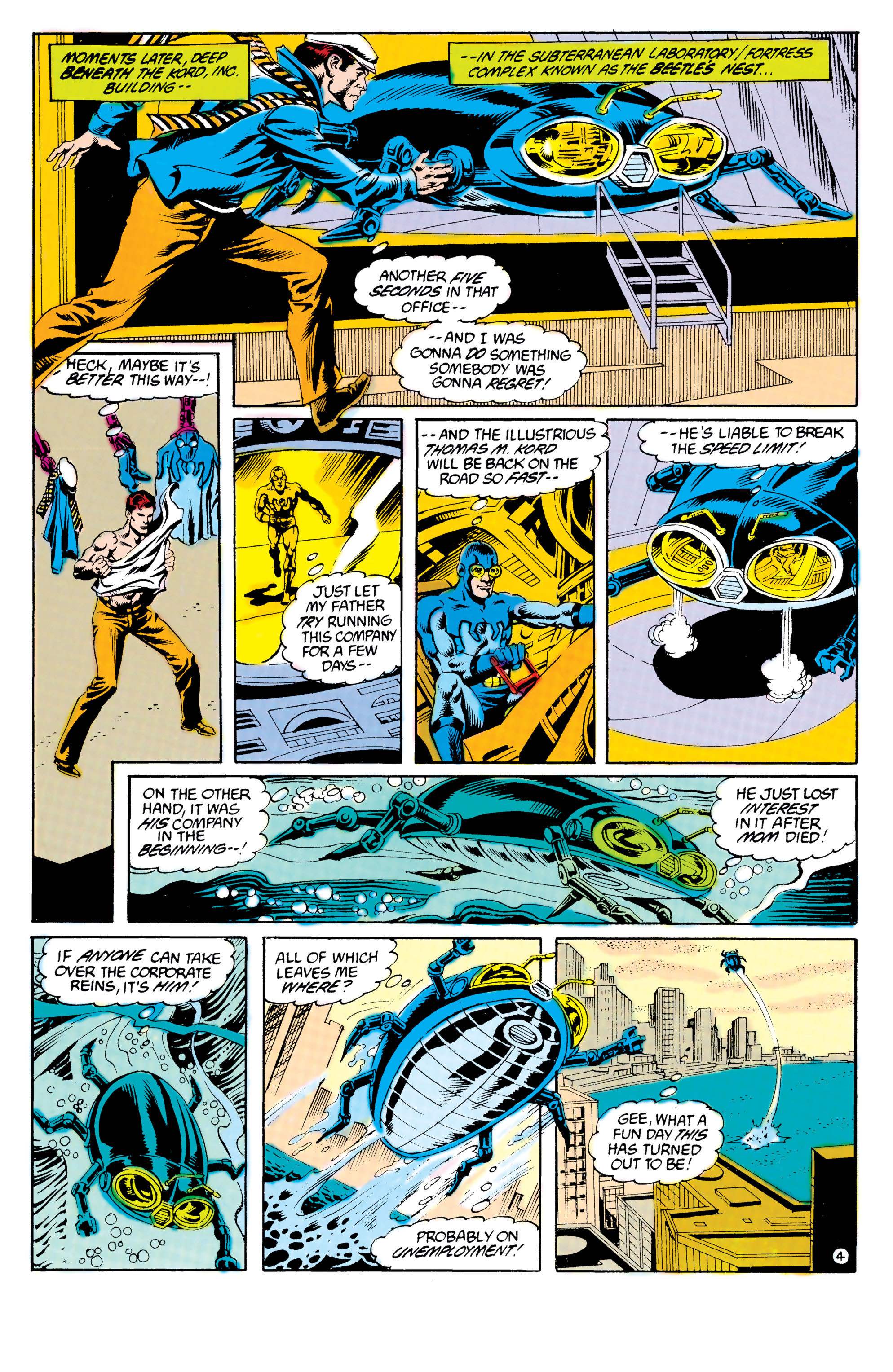 Read online Blue Beetle (1986) comic -  Issue #24 - 5