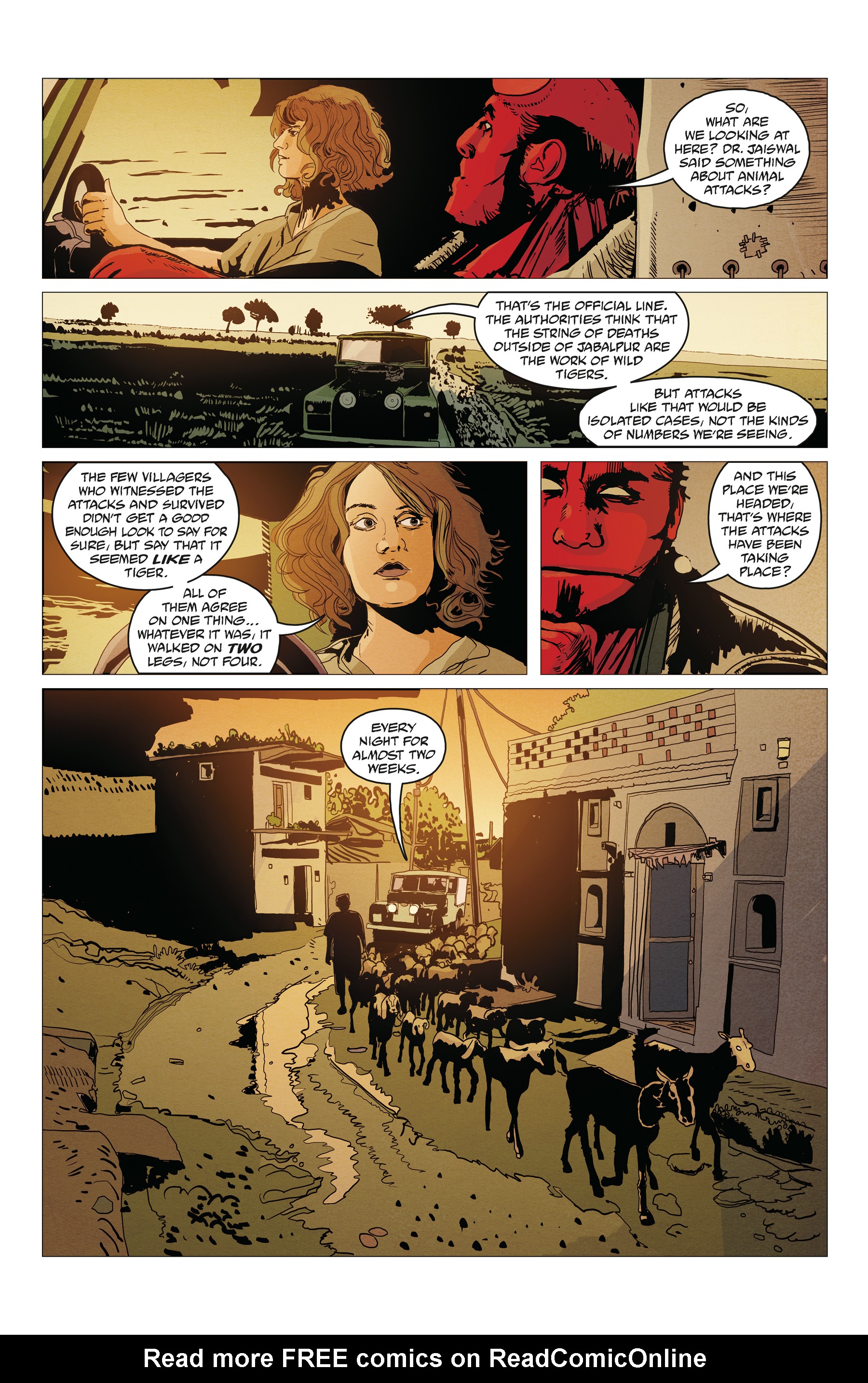 Read online Hellboy and the B.P.R.D.: 1957 - Fearful Symmetry comic -  Issue # Full - 6