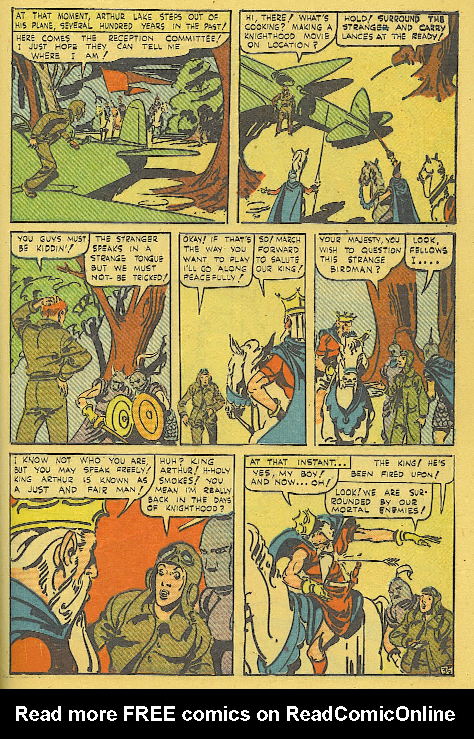 Read online Super-Mystery Comics comic -  Issue #24 - 36