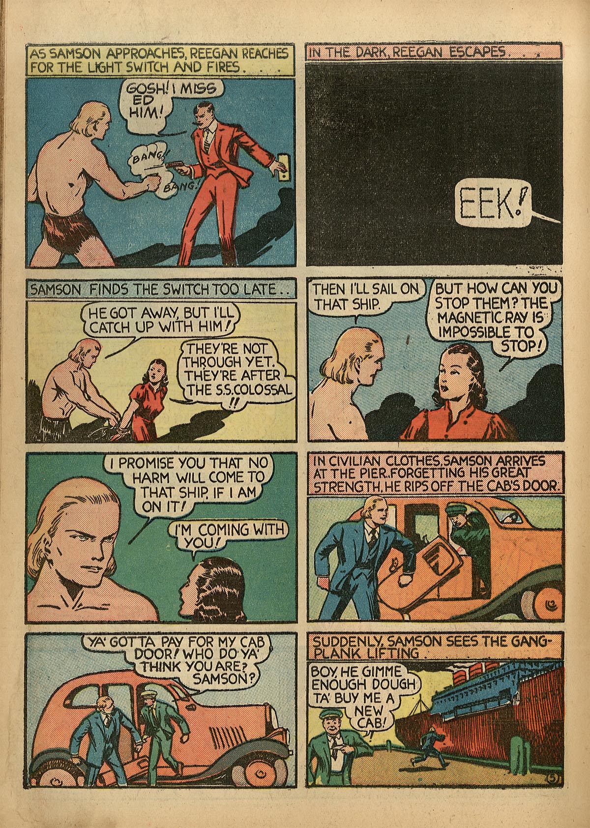 Read online Samson (1940) comic -  Issue #1 - 53