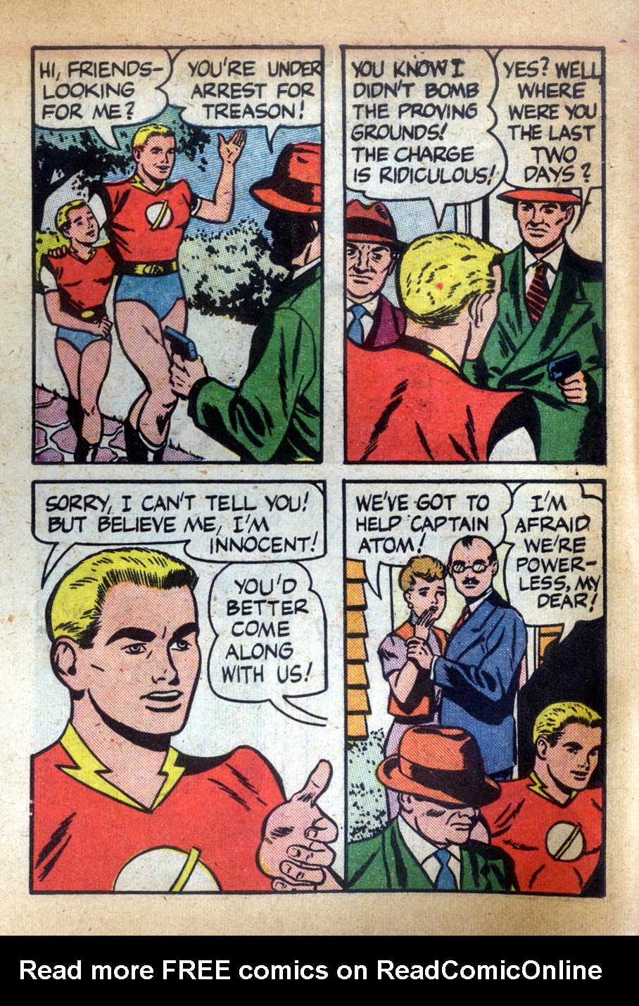 Read online Captain Atom (1950) comic -  Issue #6 - 8