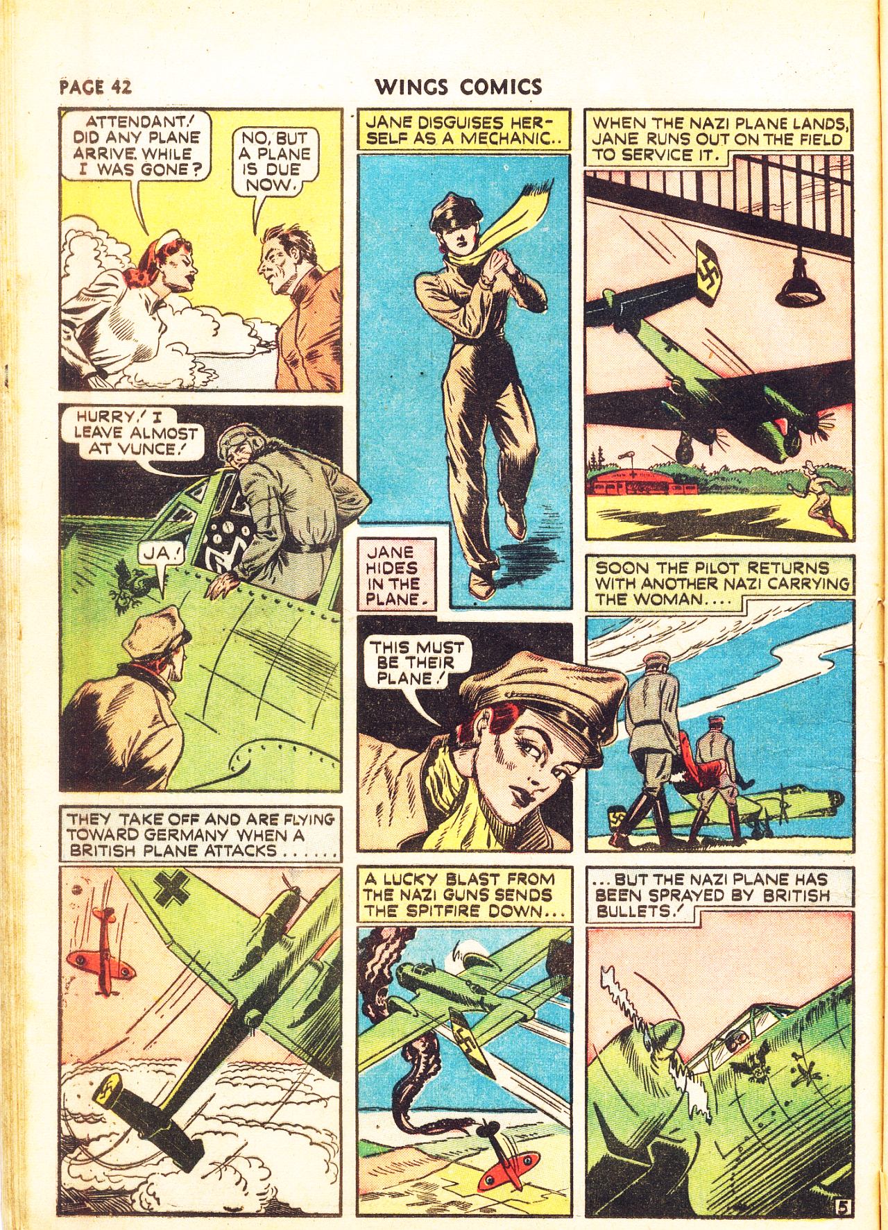 Read online Wings Comics comic -  Issue #11 - 44