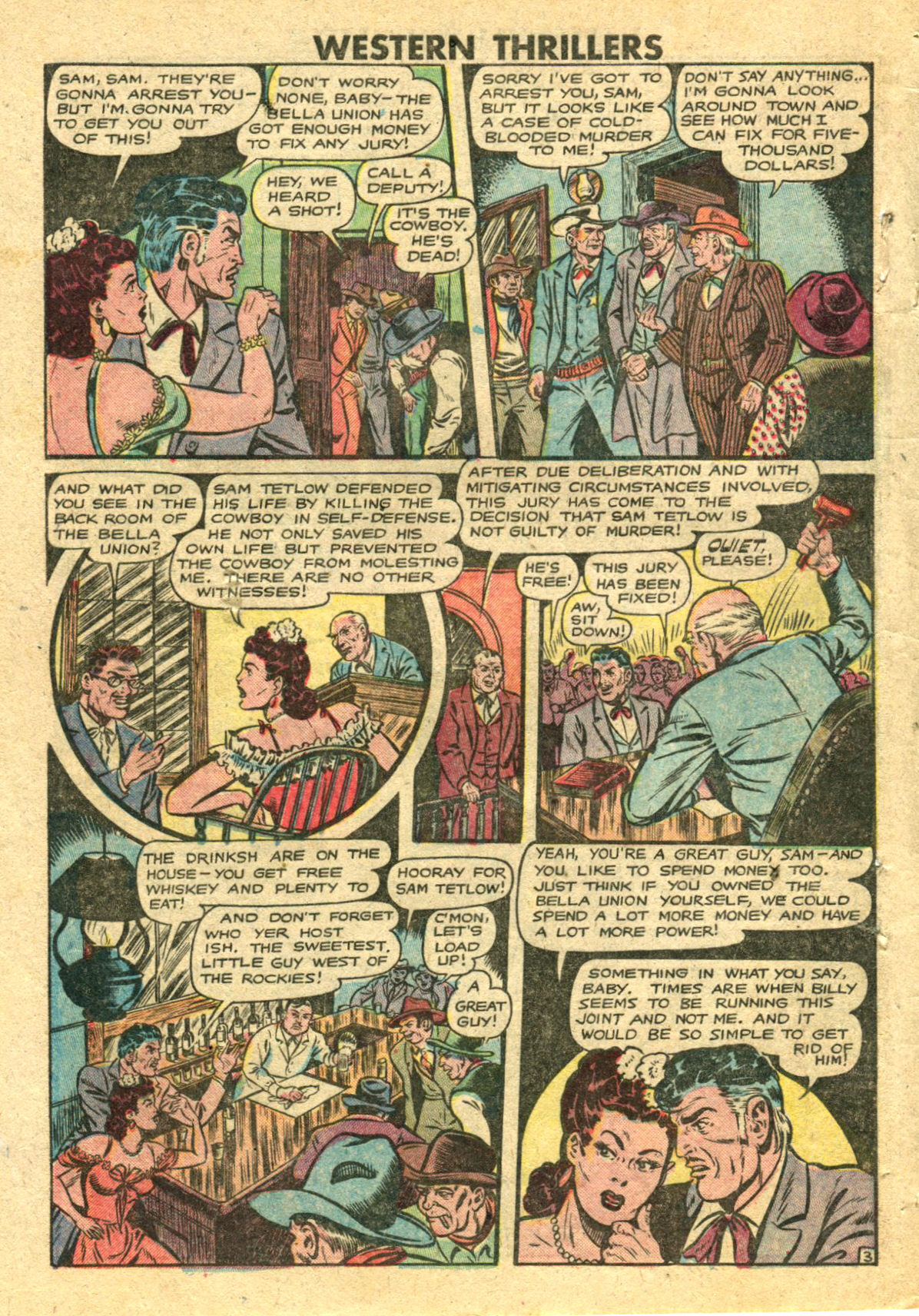 Read online Western Thrillers (1948) comic -  Issue #4 - 4